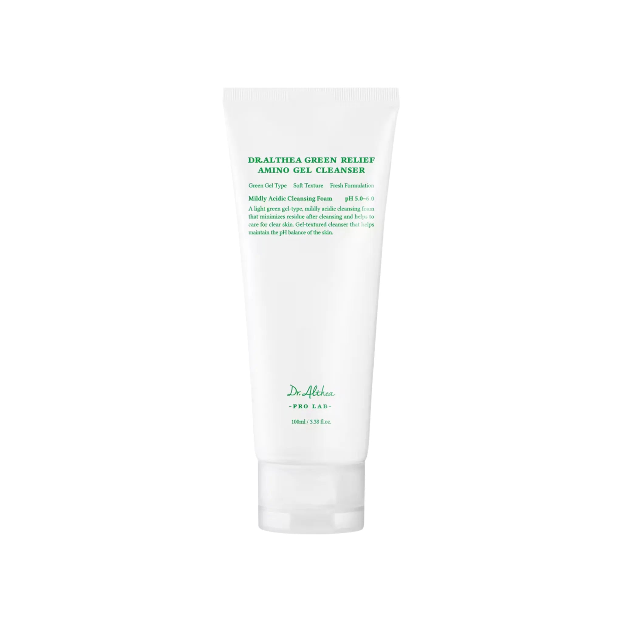 Green Relief Amino Gel Cleanser - Gel de Curățare Delicat cu pH Scăzut
