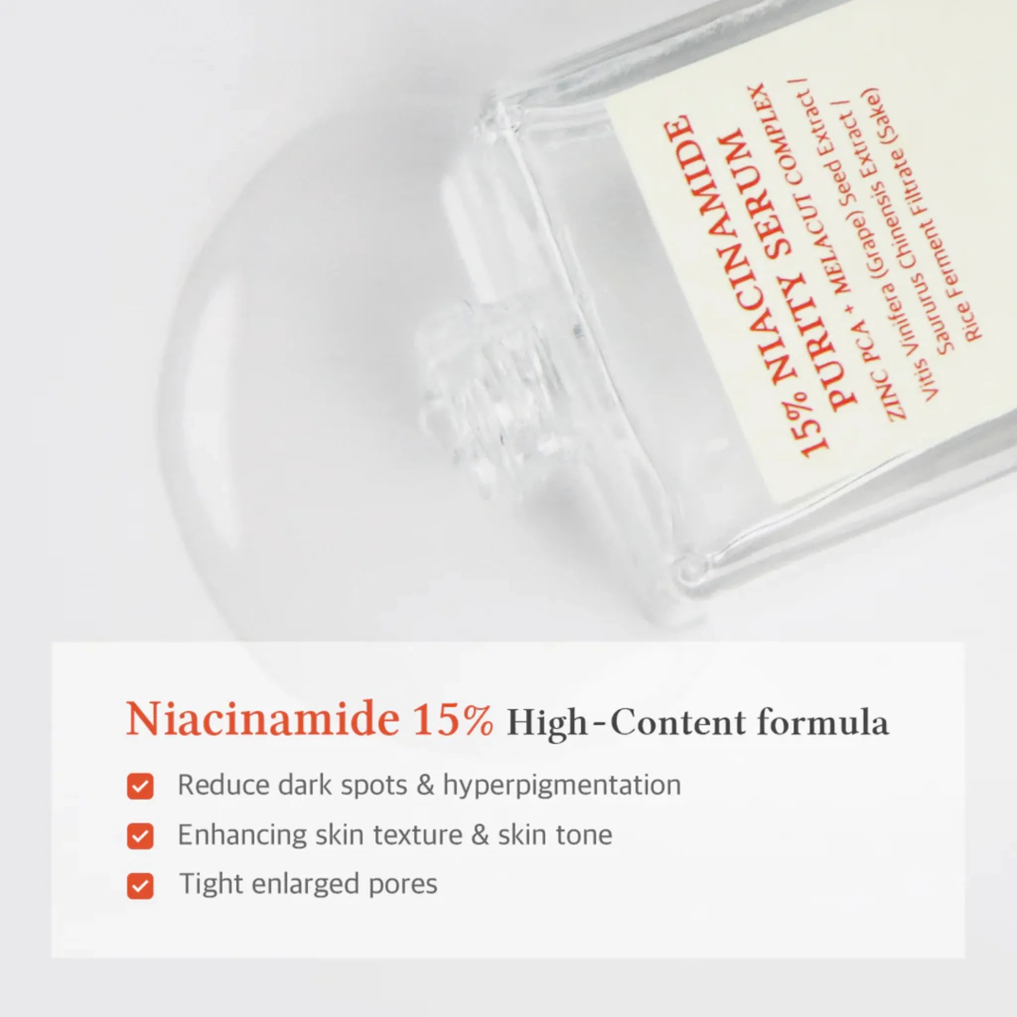 15% Niacinamide Purity Serum - Ser Purifiant cu 15% Niacinamidă
