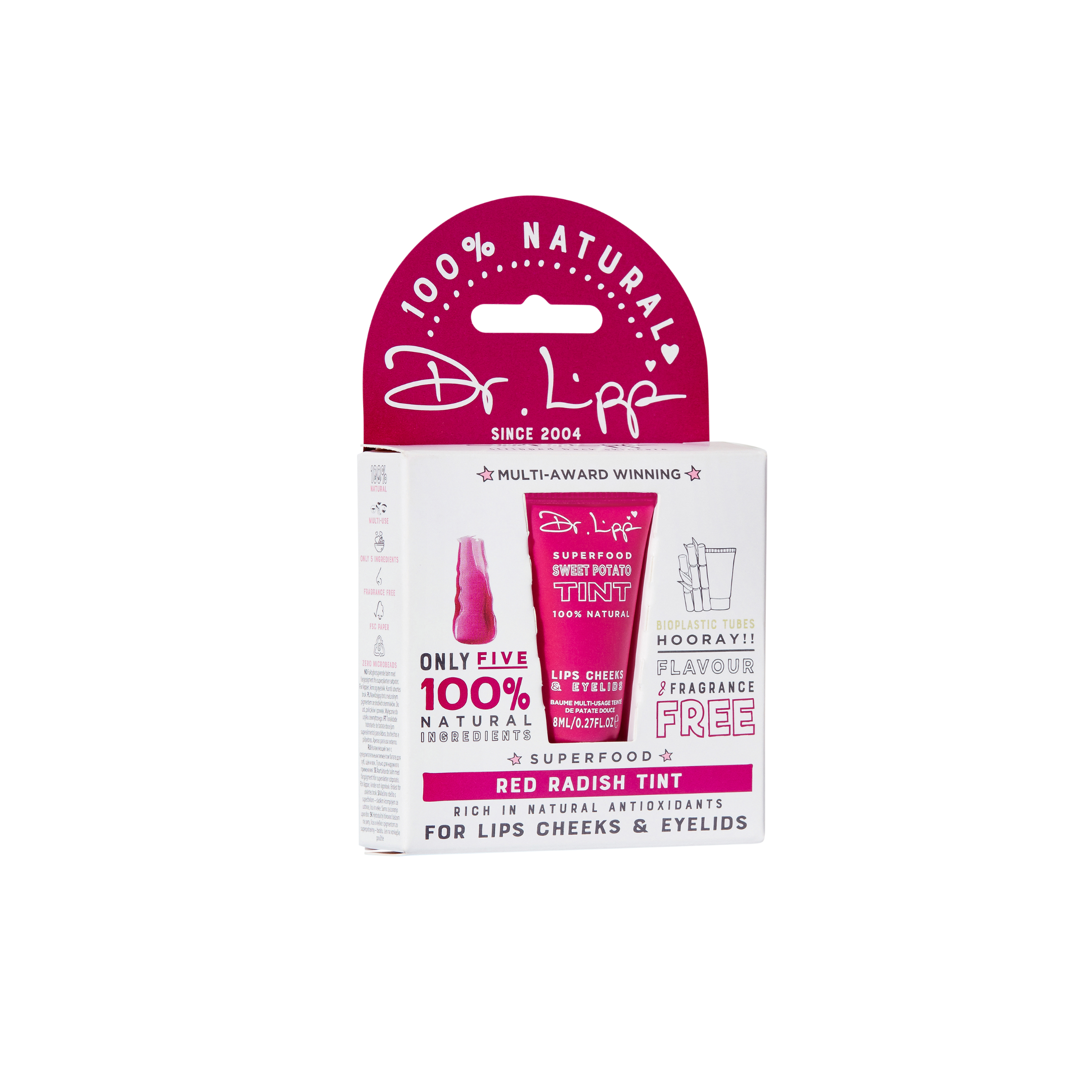 Balsam Hidratant pentru Buze 4-in-1 cu Cartof Dulce