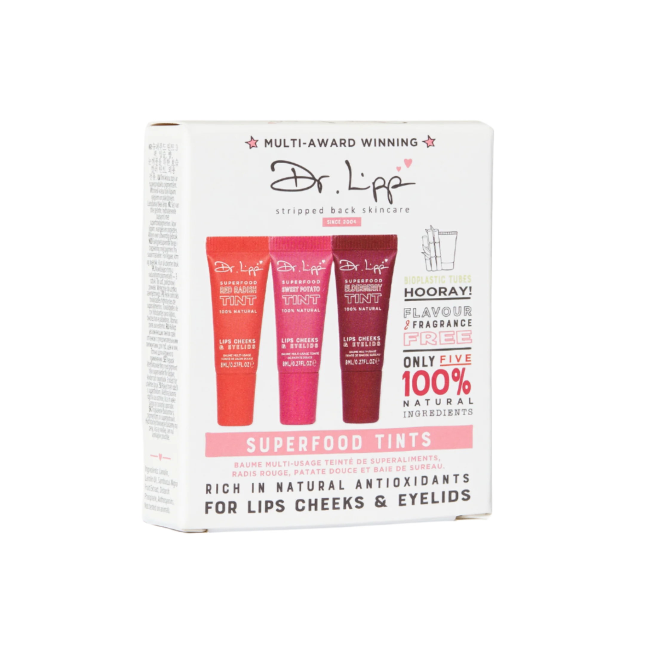 Trio Balsam Hidratant pentru Buze 4-in-1