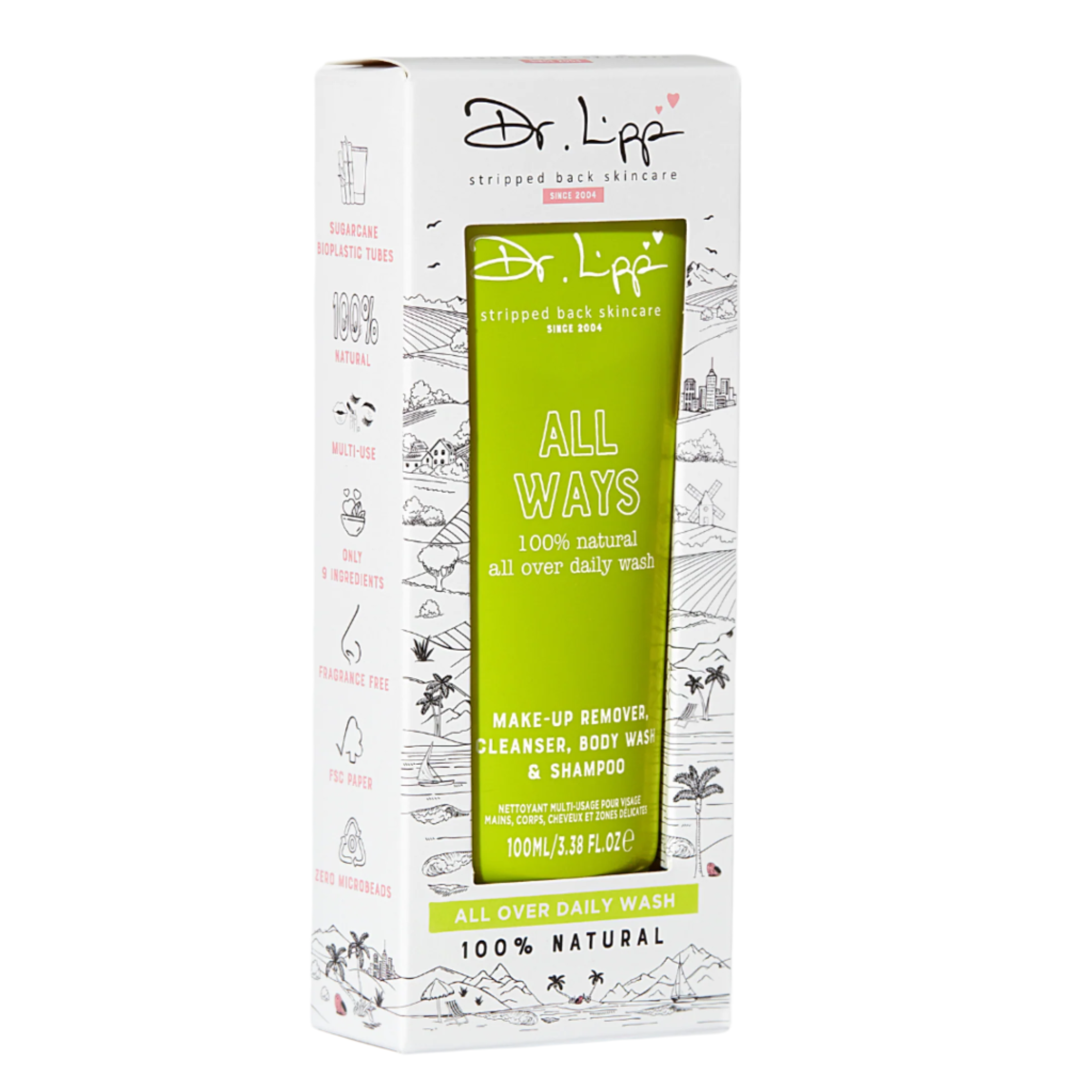 ALL WAYS - Demachiant 5-in-1 pentru Față, Ochi și Păr – Curățare și Hidratare