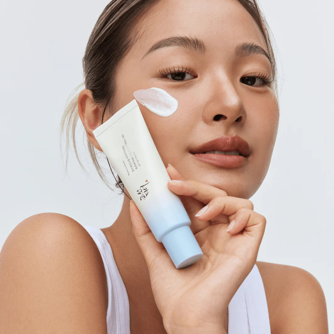 Cremă Lejeră cu SPF50+ cu Apă de Orez și Provitamina B5