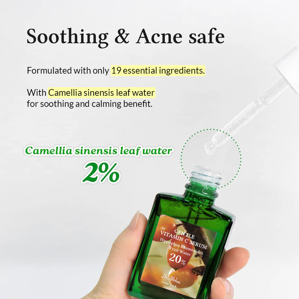 Ser Iluminator Blând cu Vitamina C și Apă de Cătină