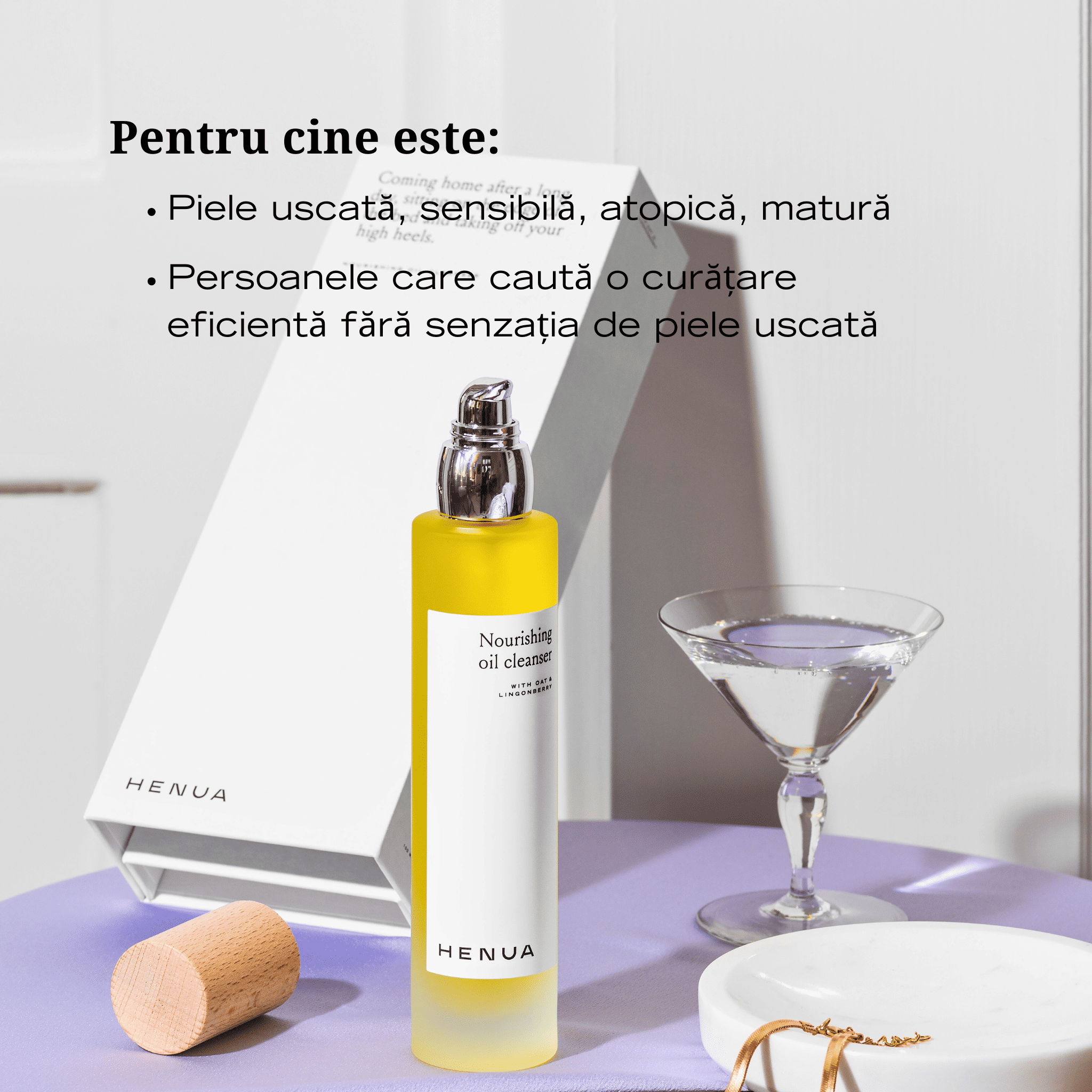 Ulei Demachiant pentru Curățare Delicată și Hidratare Intensă