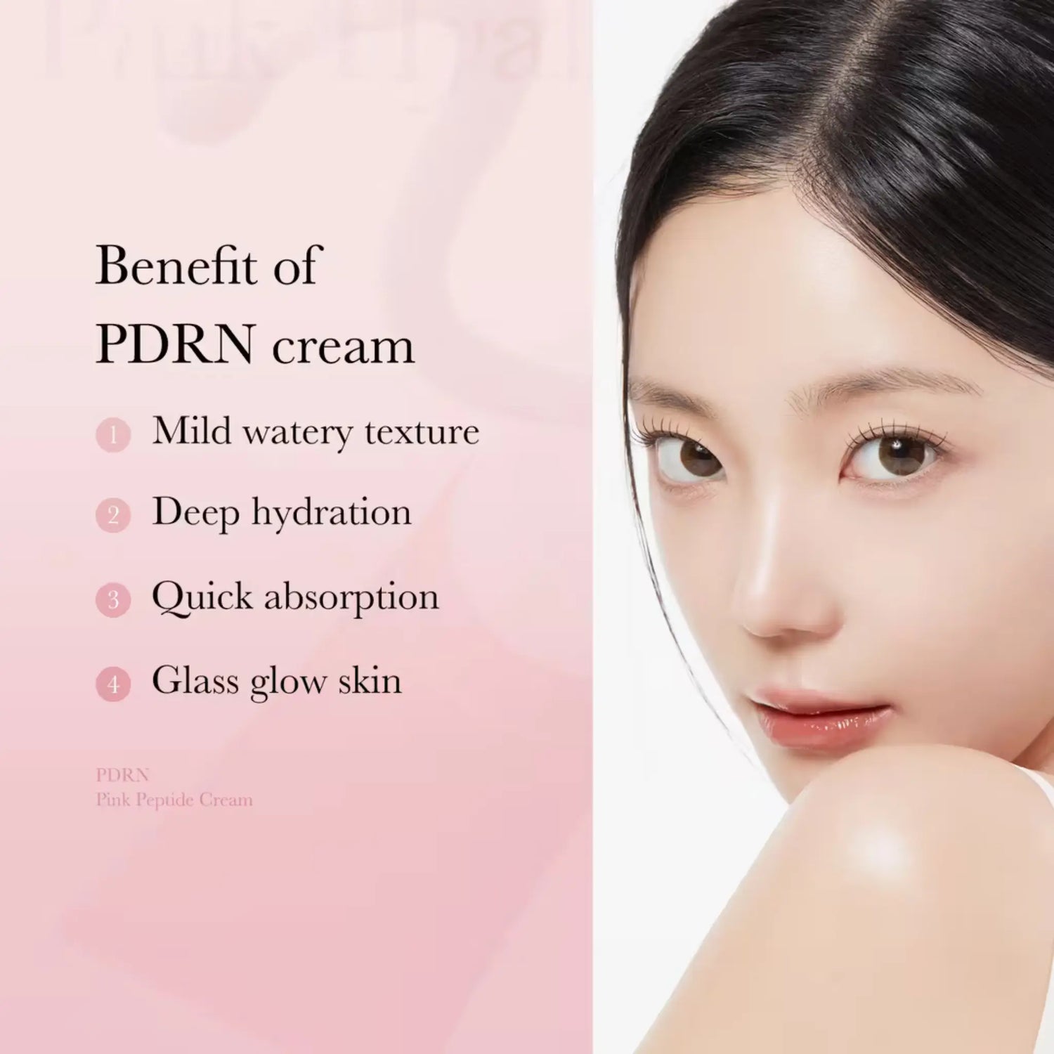 PDRN Pink Hyaluronic Moisturizing Cream - Cremă Hidratantă cu PDRN din Somon și Acid Hialuronic