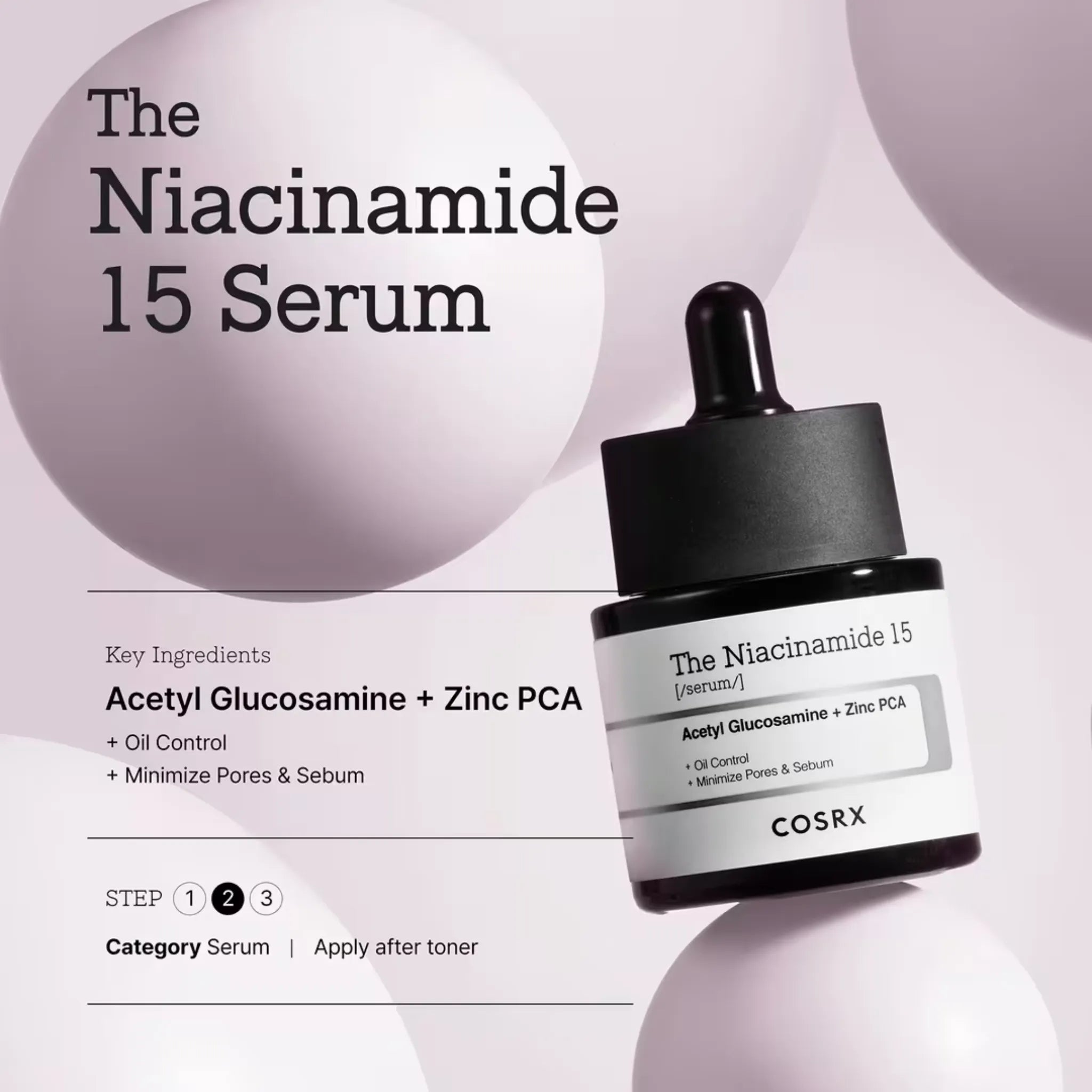 The Niacinamide 15 Serum - Ser cu Niacinamidă 15% pentru Controlul Sebumului și Imperfecțiuni