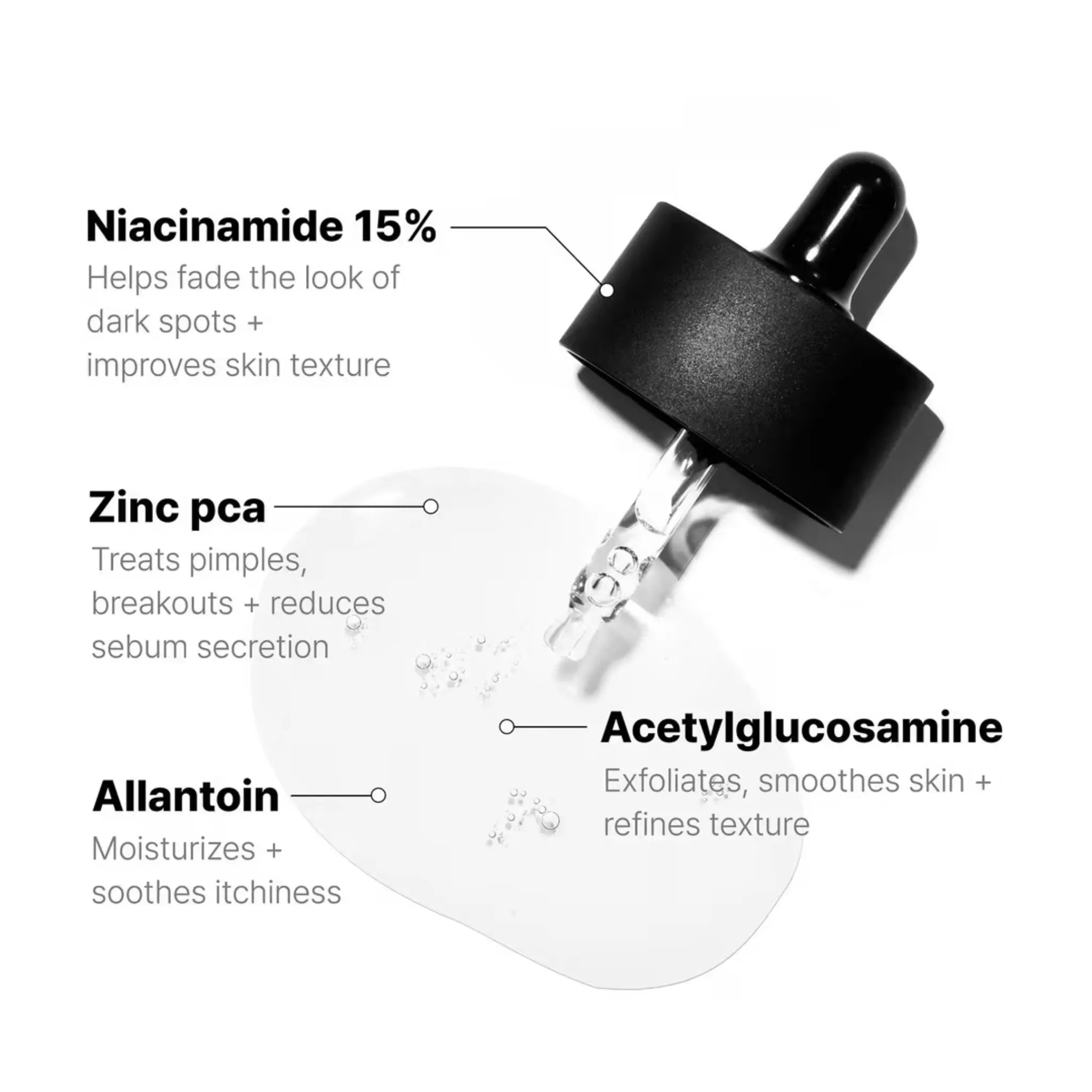 The Niacinamide 15 Serum - Ser cu Niacinamidă 15% pentru Controlul Sebumului și Imperfecțiuni