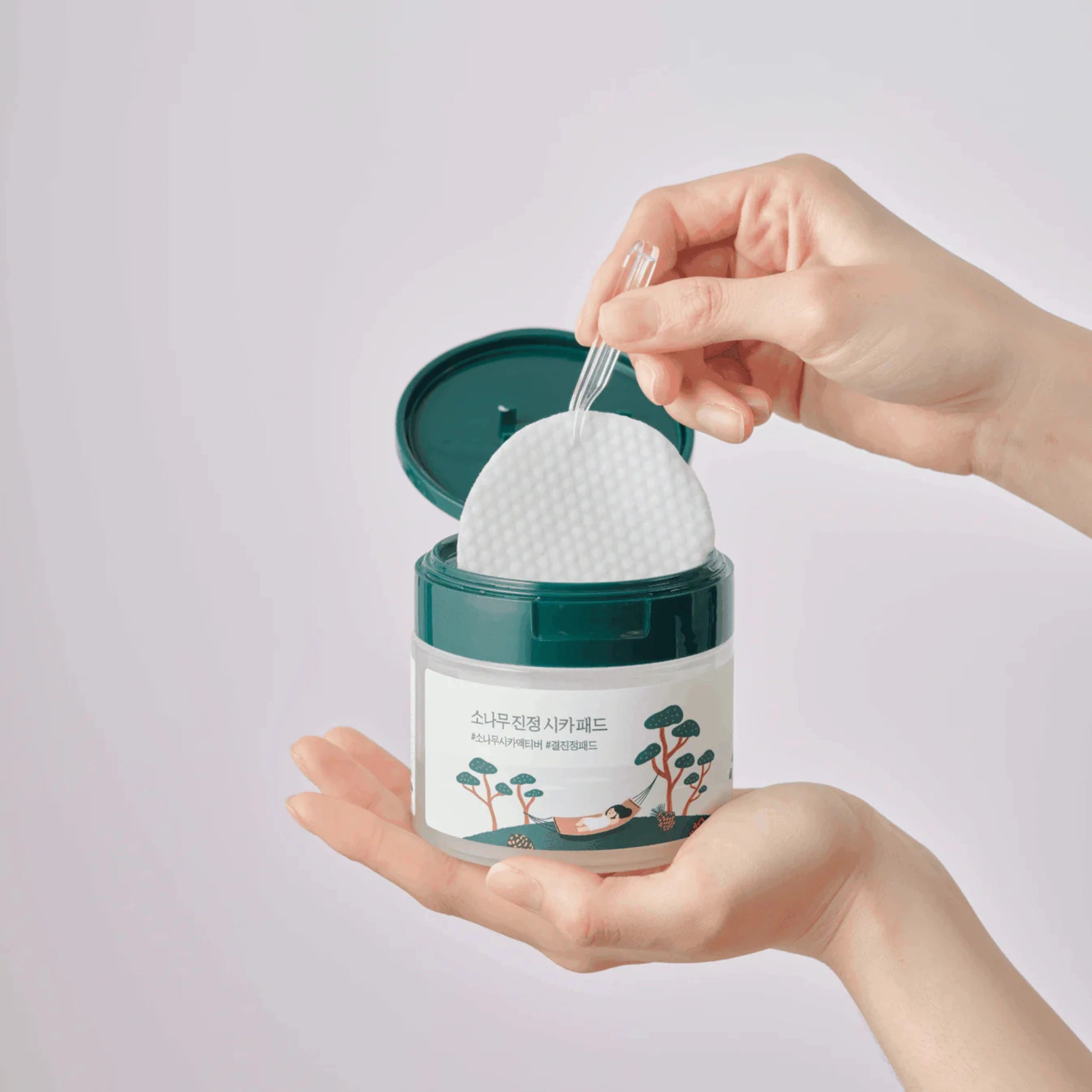 Dischete Tonice Calmante cu Cica și Extract de Pin