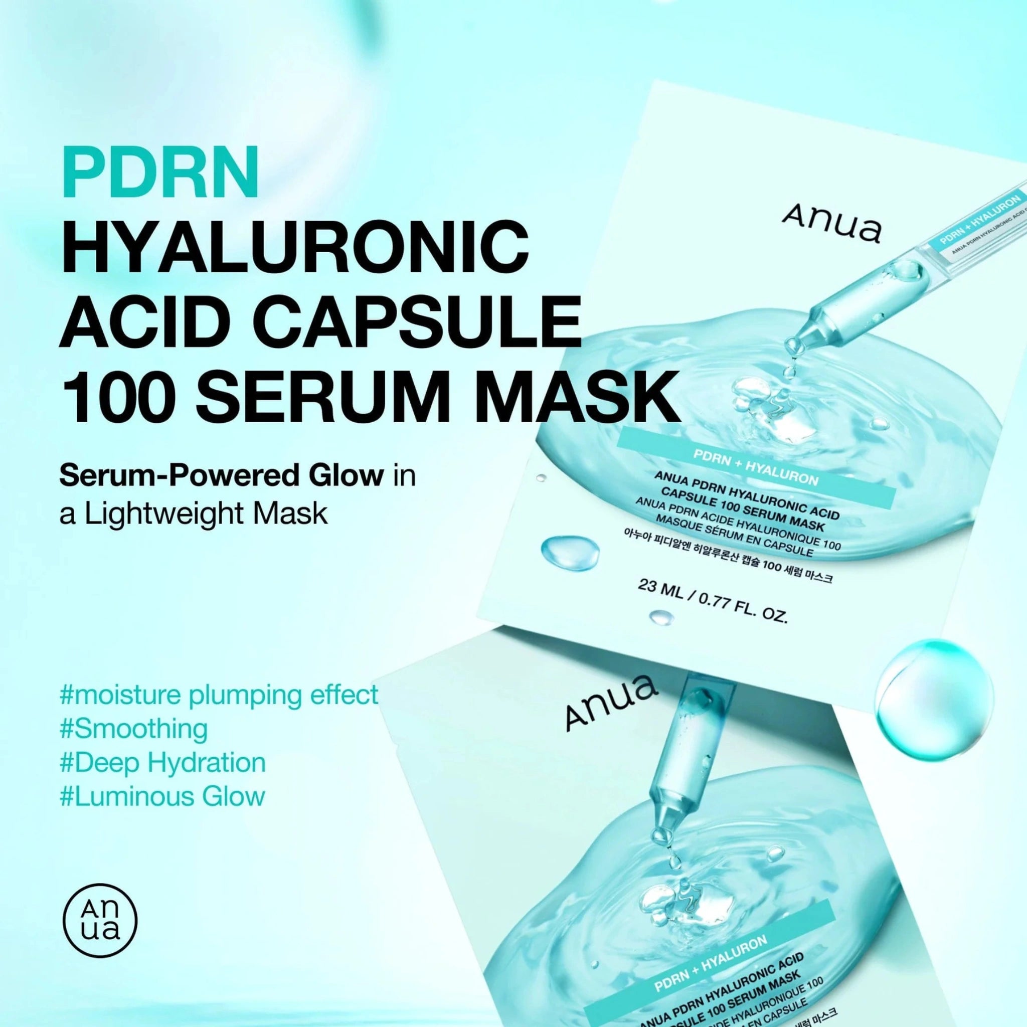 Mască Ser cu PDRN și 11 Tipuri de Acid Hialuronic