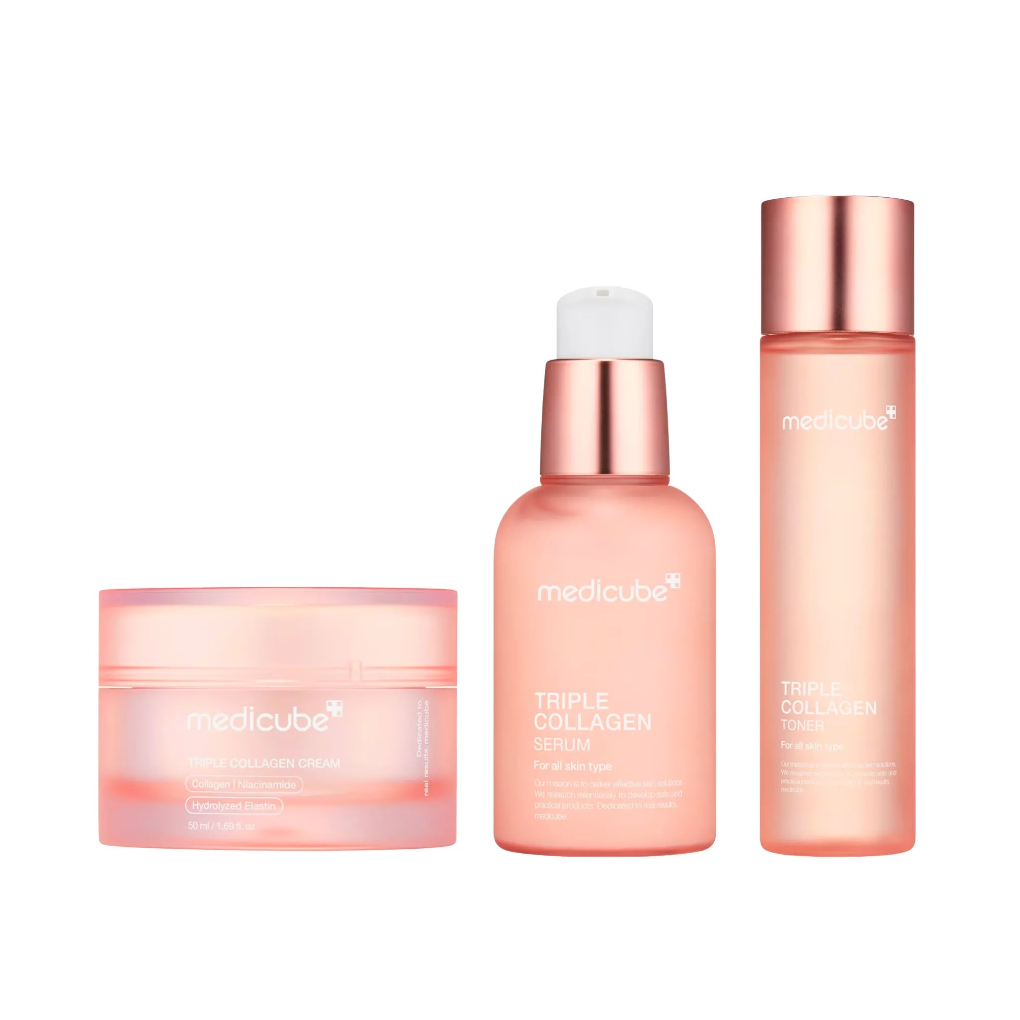 Deep Glow Set - Rutină Completă Anti-Aging cu Colagen