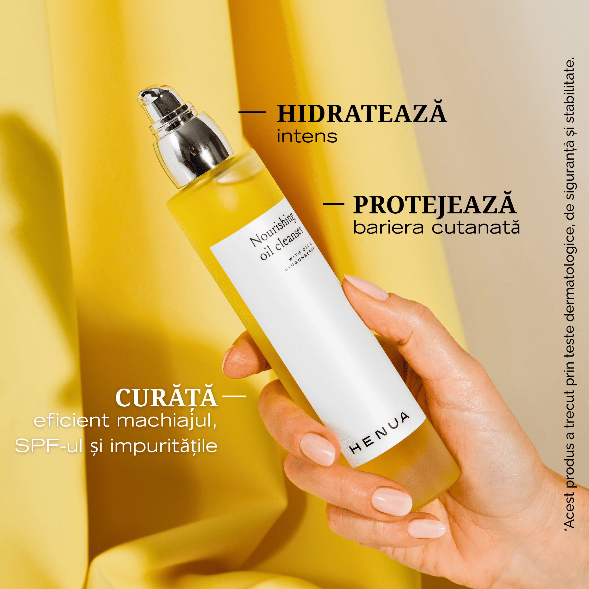 Ulei Demachiant pentru Curățare Delicată și Hidratare Intensă