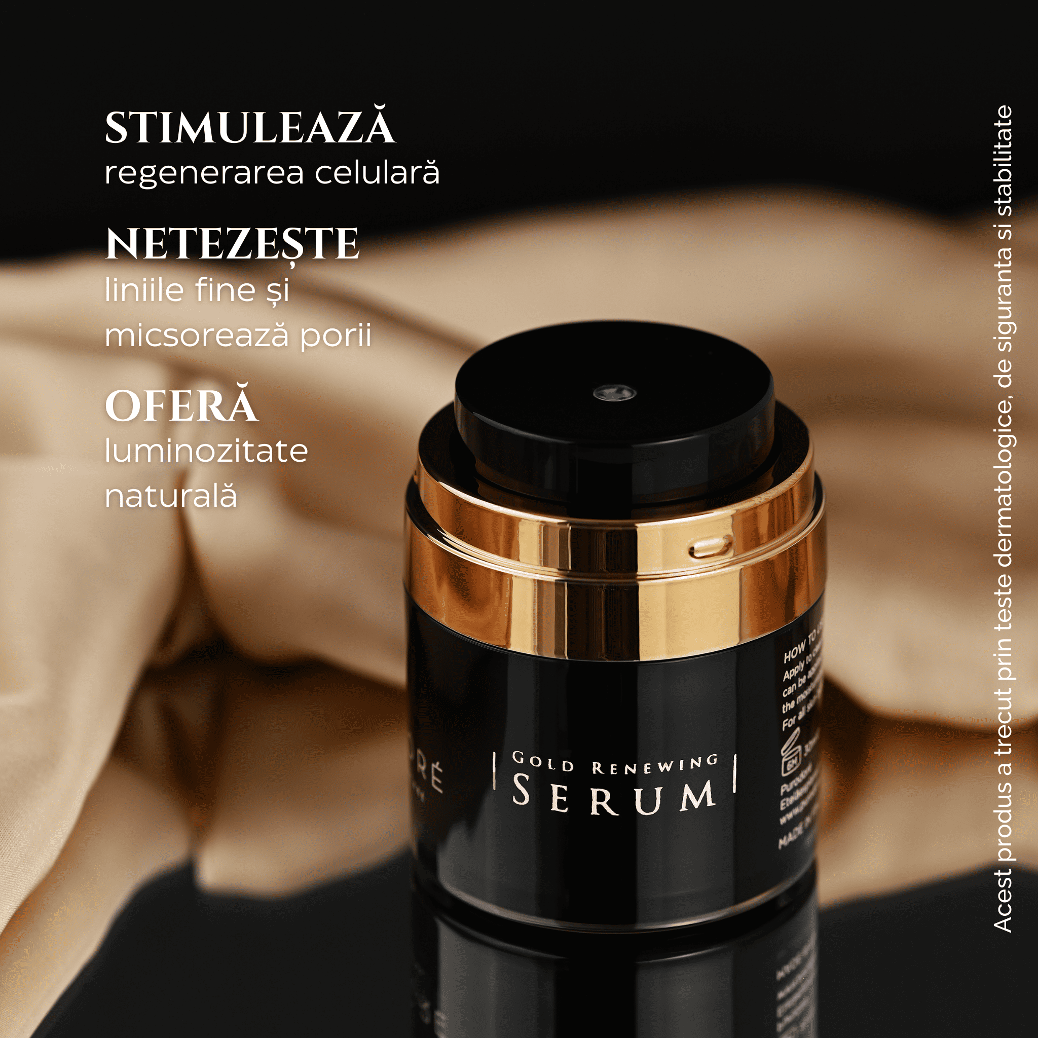 Ser Revitalizant pentru Fermitate și Regenerare cu Aur