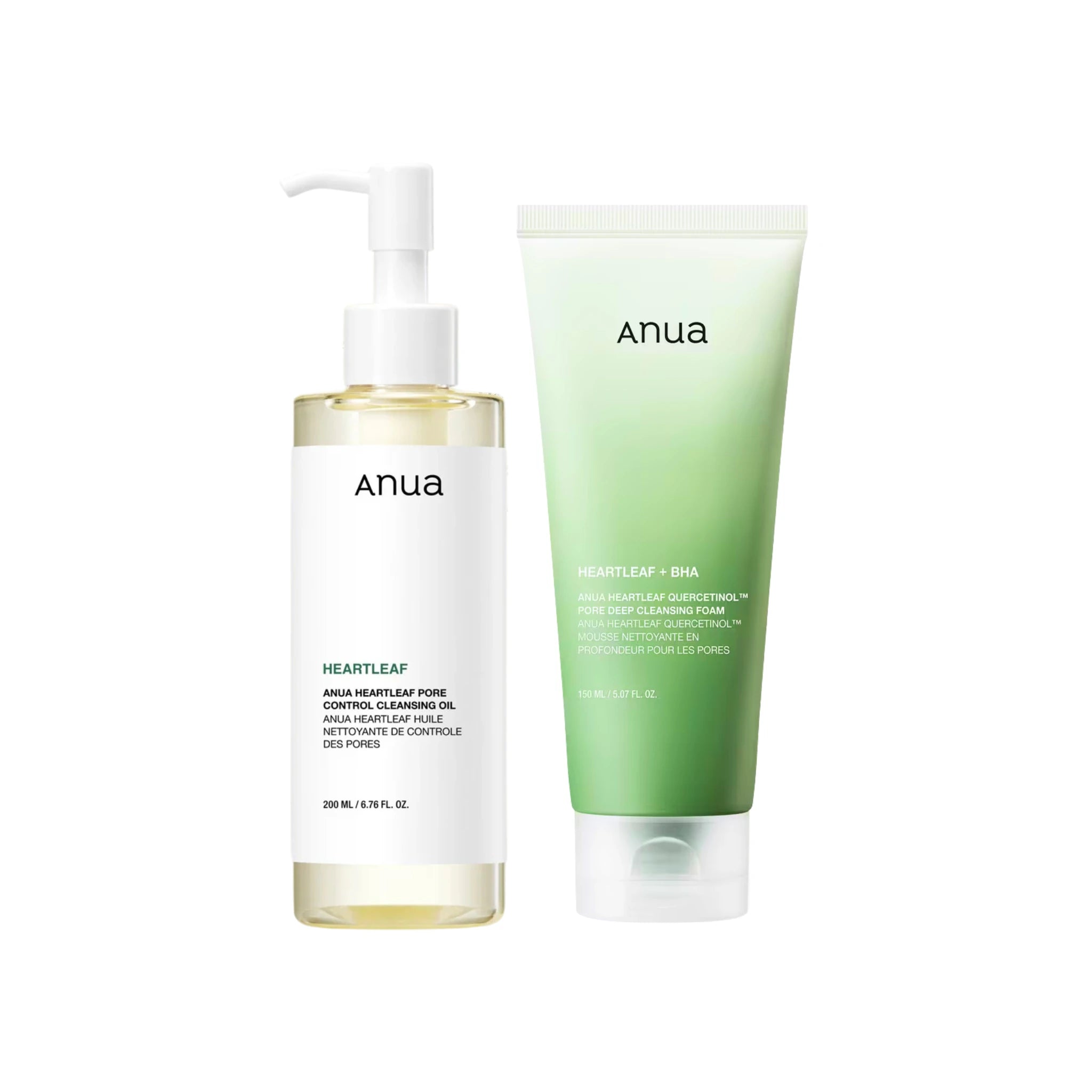 Set pentru Curățare Dublă cu Heartleaf - ANUA
