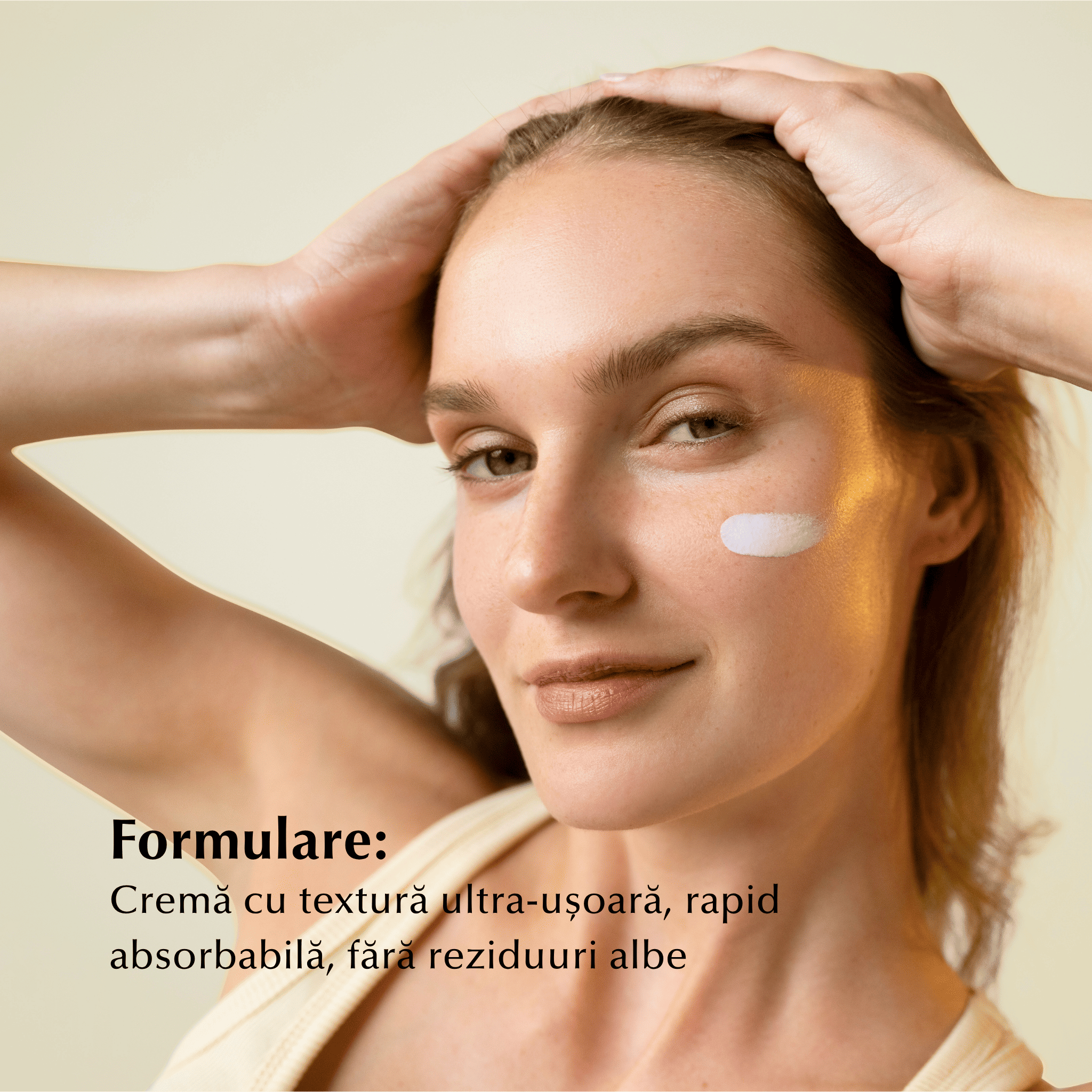 SENSITIVE - Cremă SPF50 cu Filtre Minerale, Ovăz și Mușețel