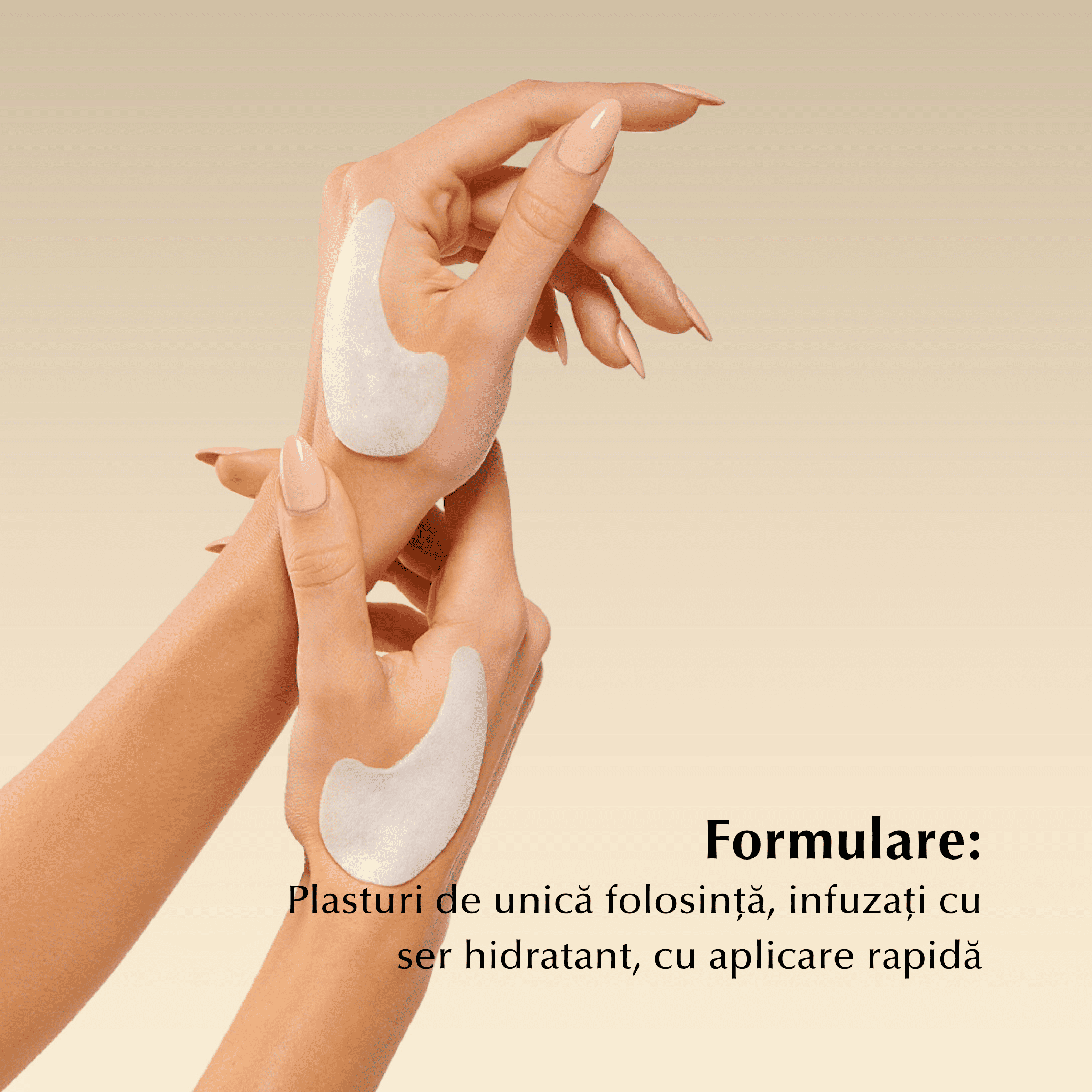 SENSITIVE - Plasturi pentru Ochi cu Vitamina C, Cofeină și Acid Hialuronic