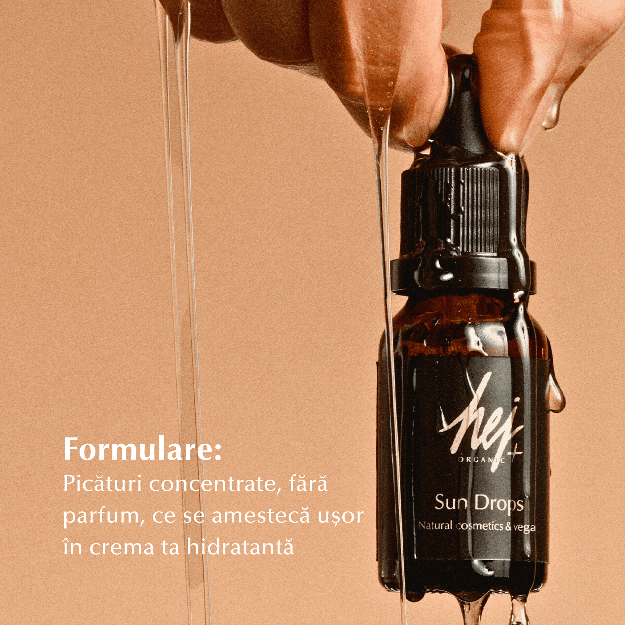 HEJ+ - Picături Autobronzante pentru Față cu DHA și Aloe Vera