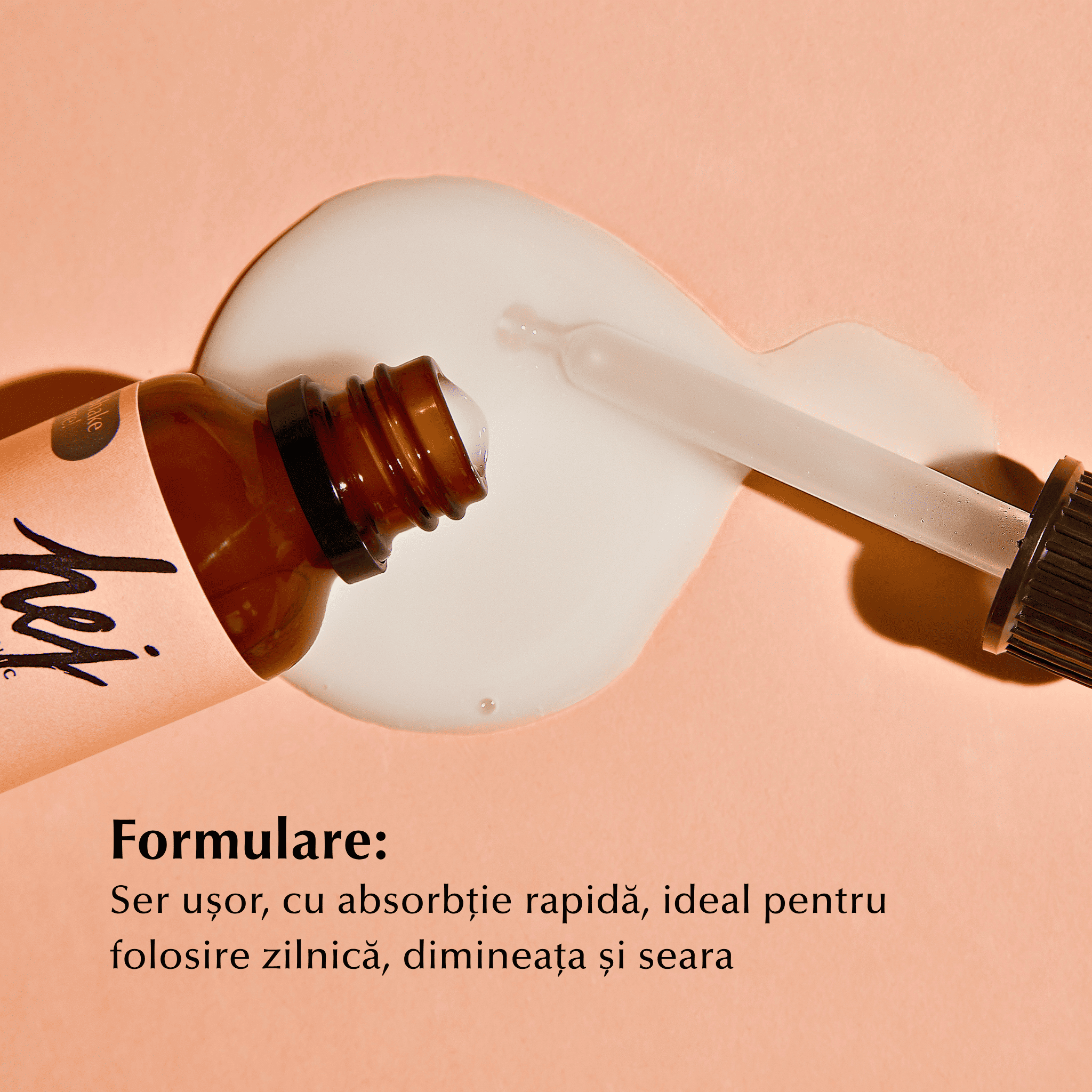 NAKED - Ser Iluminator cu Vitamina C, Bakuchiol și Caise Organice