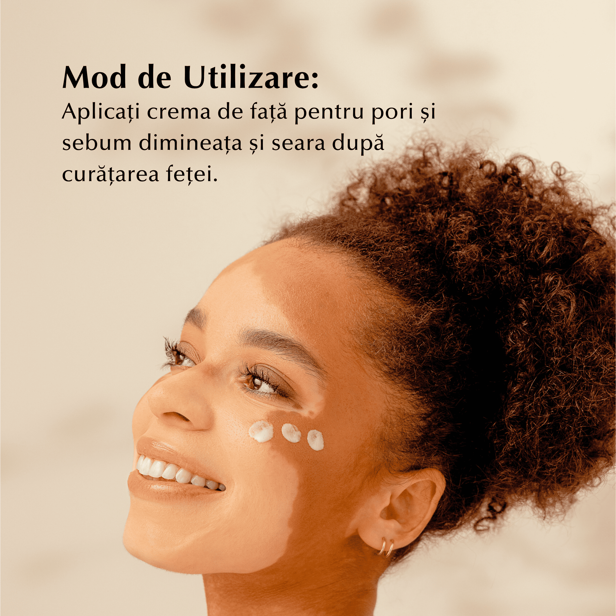 NAKED - Cremă de Față pentru Pori și Sebum cu Acid Azelaic, Squalane și Caisă