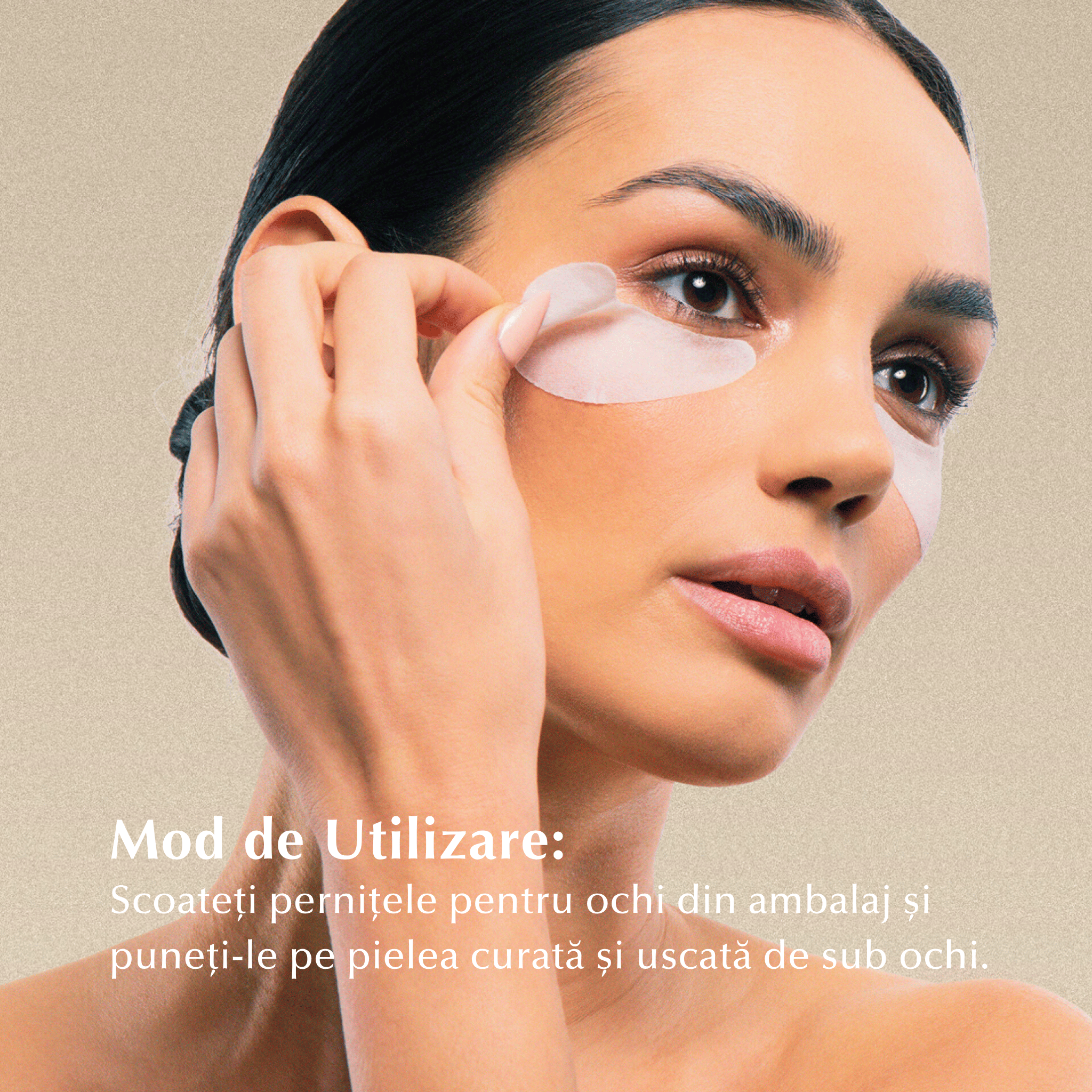 SENSITIVE - Plasturi pentru Ochi cu Vitamina C, Cofeină și Acid Hialuronic