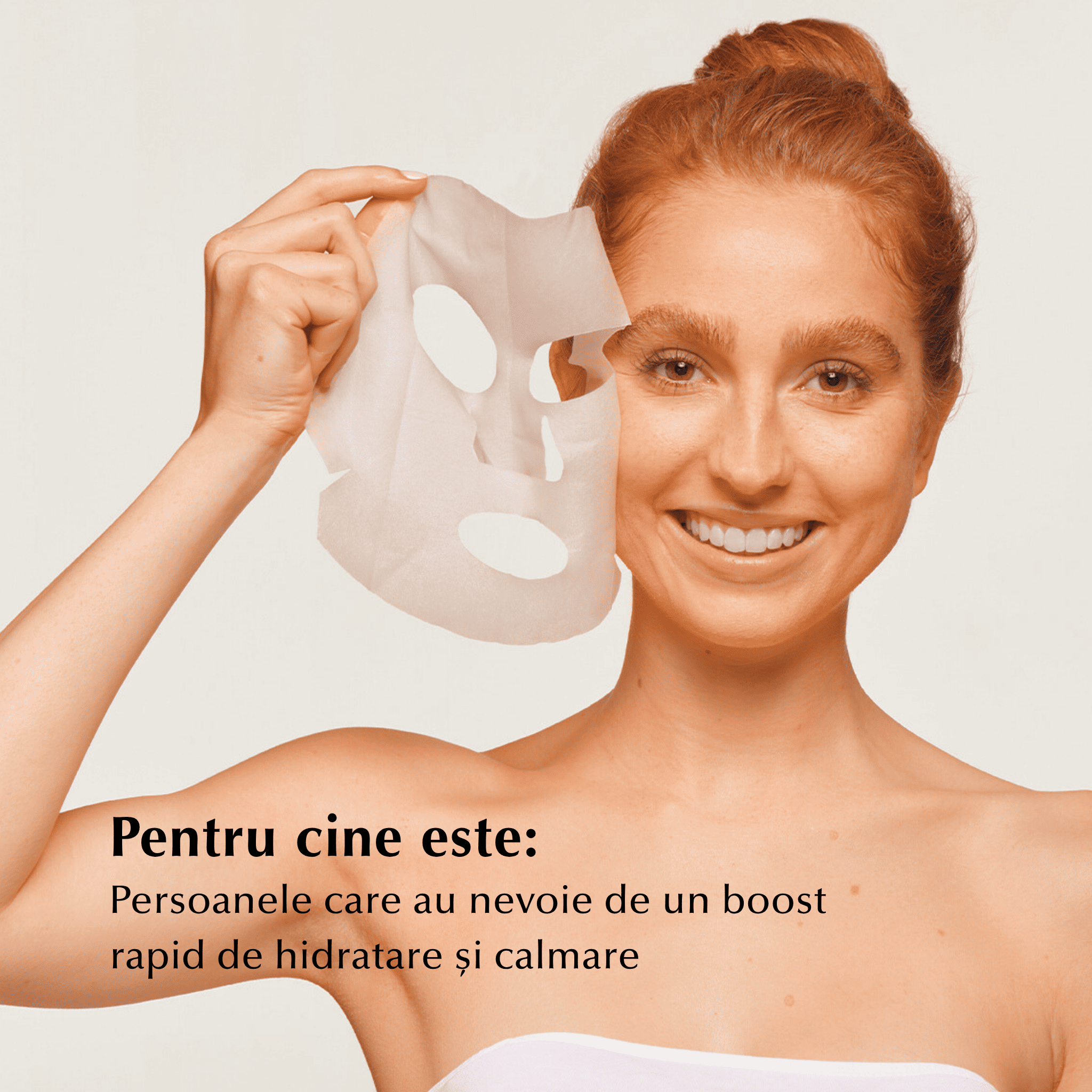 Mască Hidratantă Tip Șervețel cu Ovăz, Ulei de Cânepă și Amarant