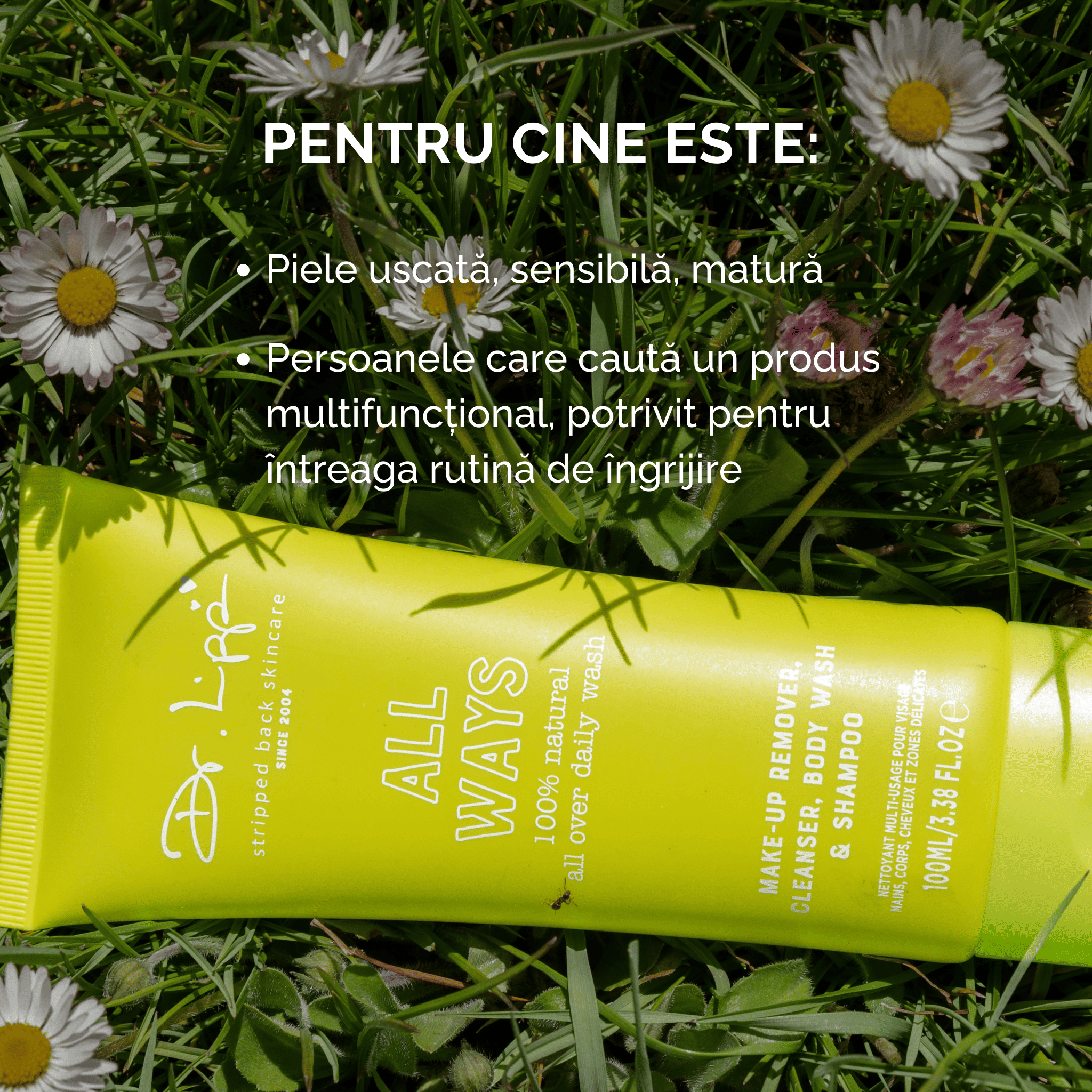 ALL WAYS - Demachiant 5-in-1 pentru Față, Ochi și Păr – Curățare și Hidratare