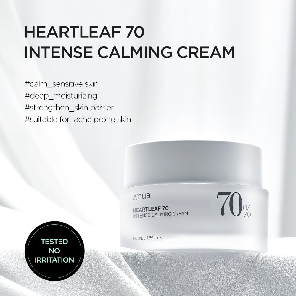 Cremă Intens Calmantă cu 70% Heartleaf + Ceramide