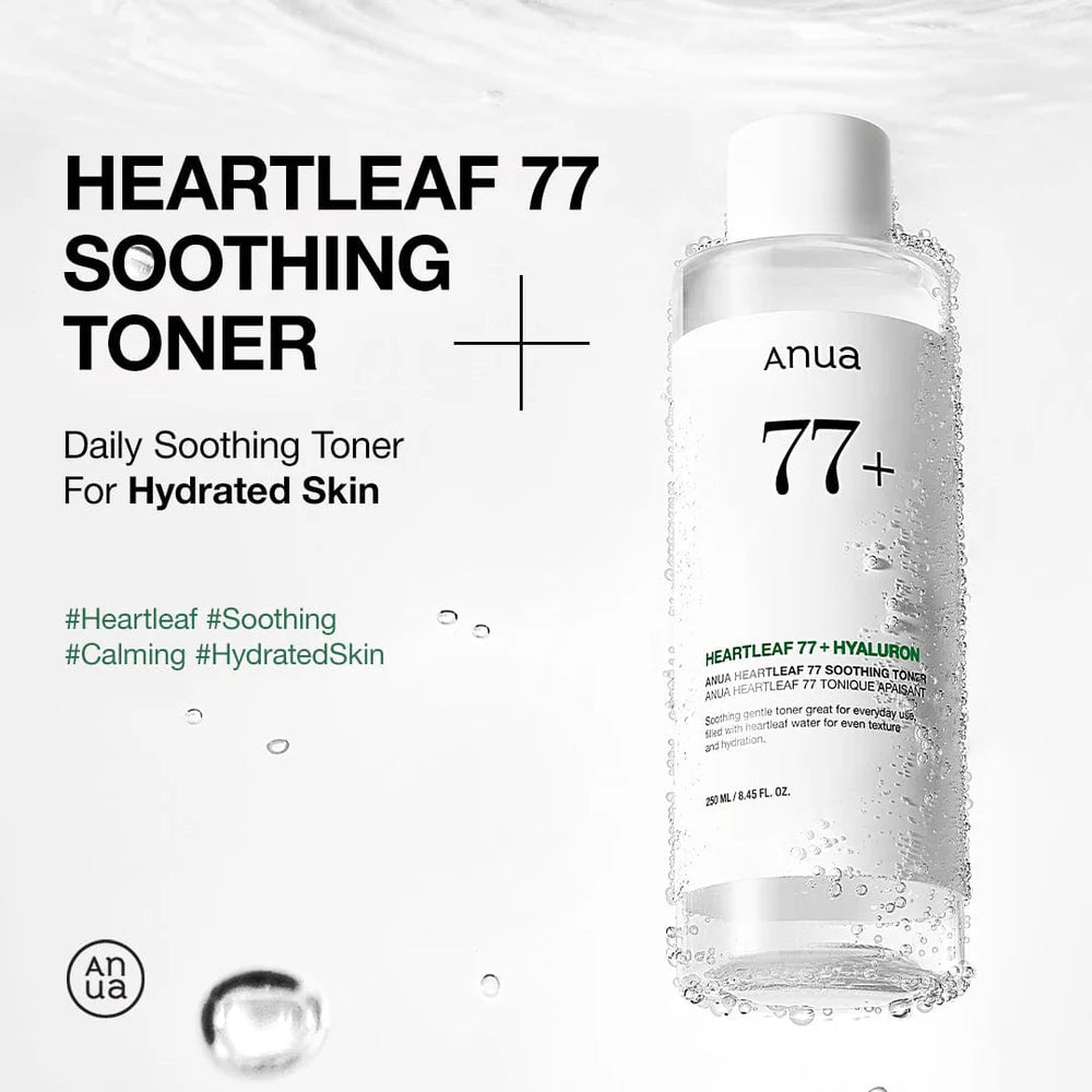 Toner Calmant și Hidratant cu 77% Extract de Heartleaf