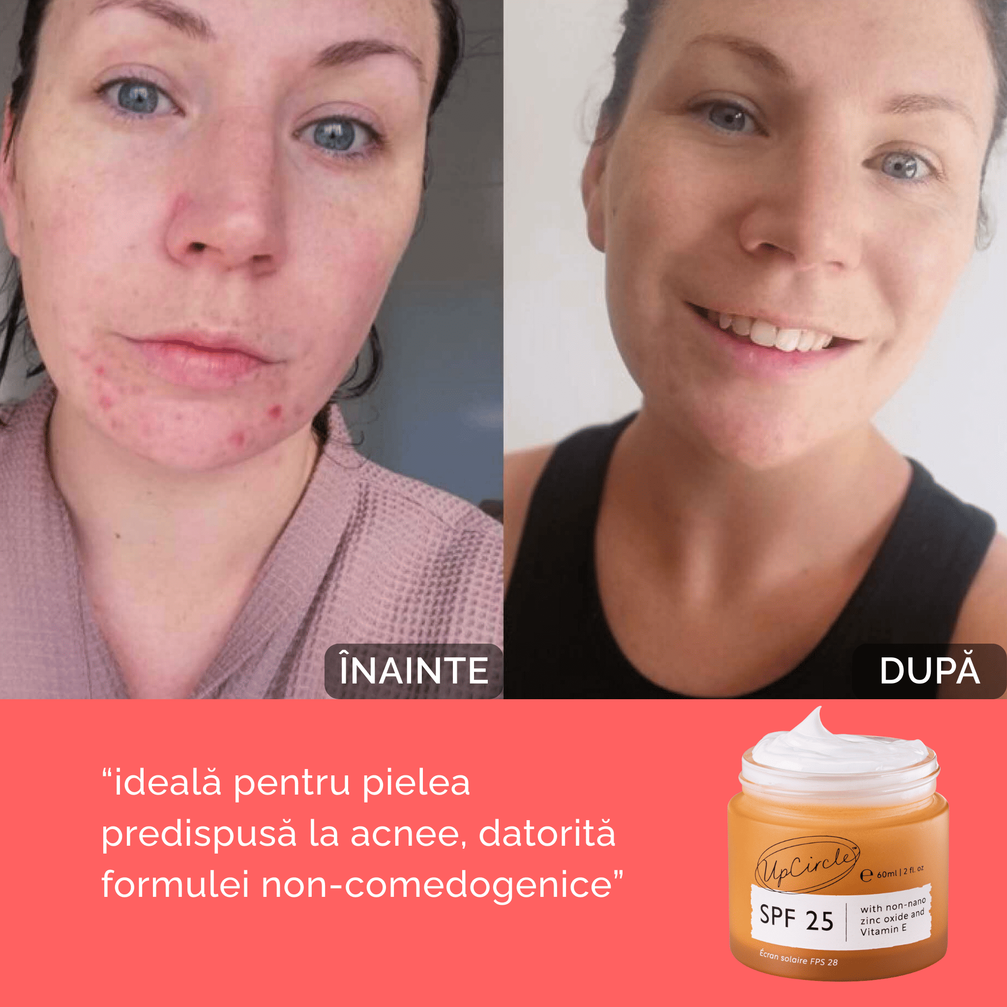 Cremă Solară Minerală SPF 25 – Protecție și Hidratare Naturală