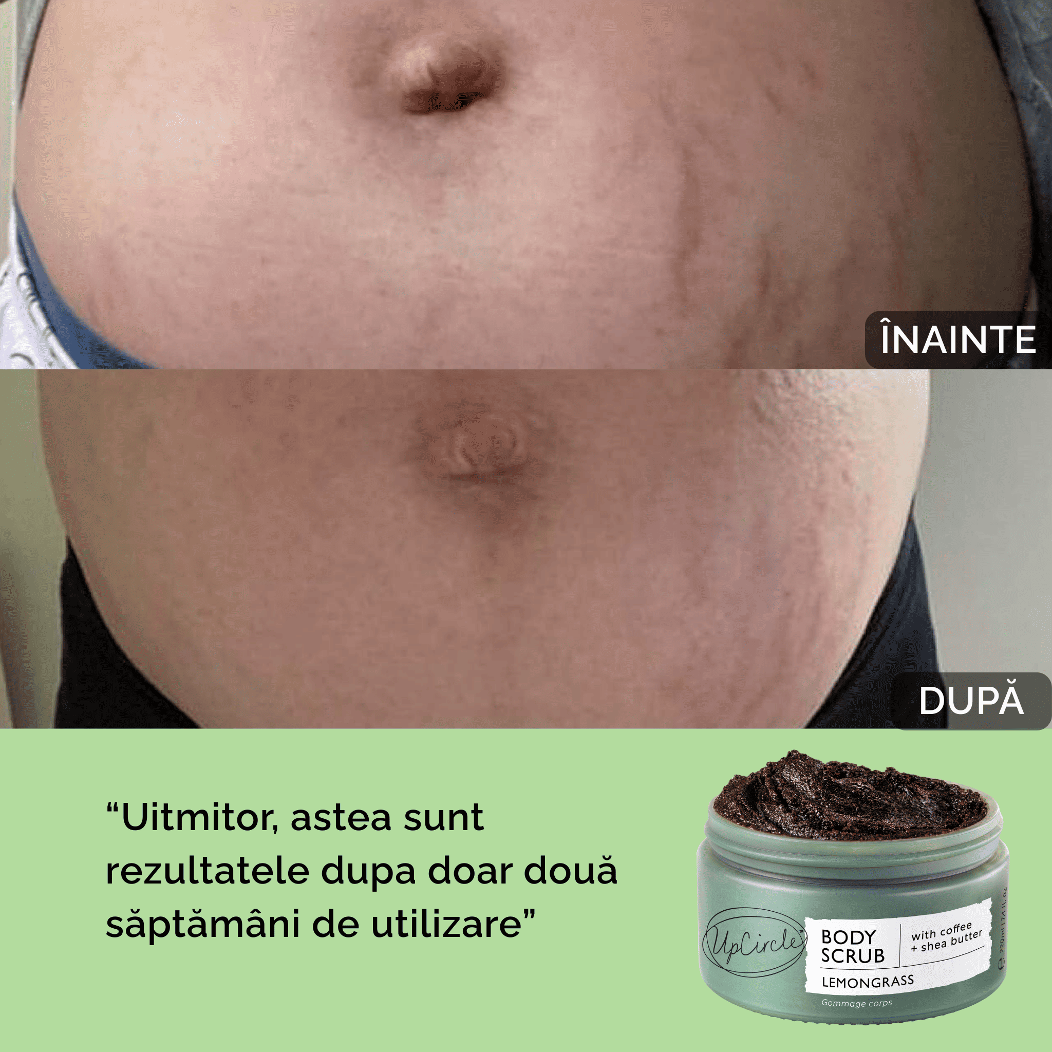 Exfoliant de Corp cu Cafea și Lemongrass – Revitalizare și Hidratare