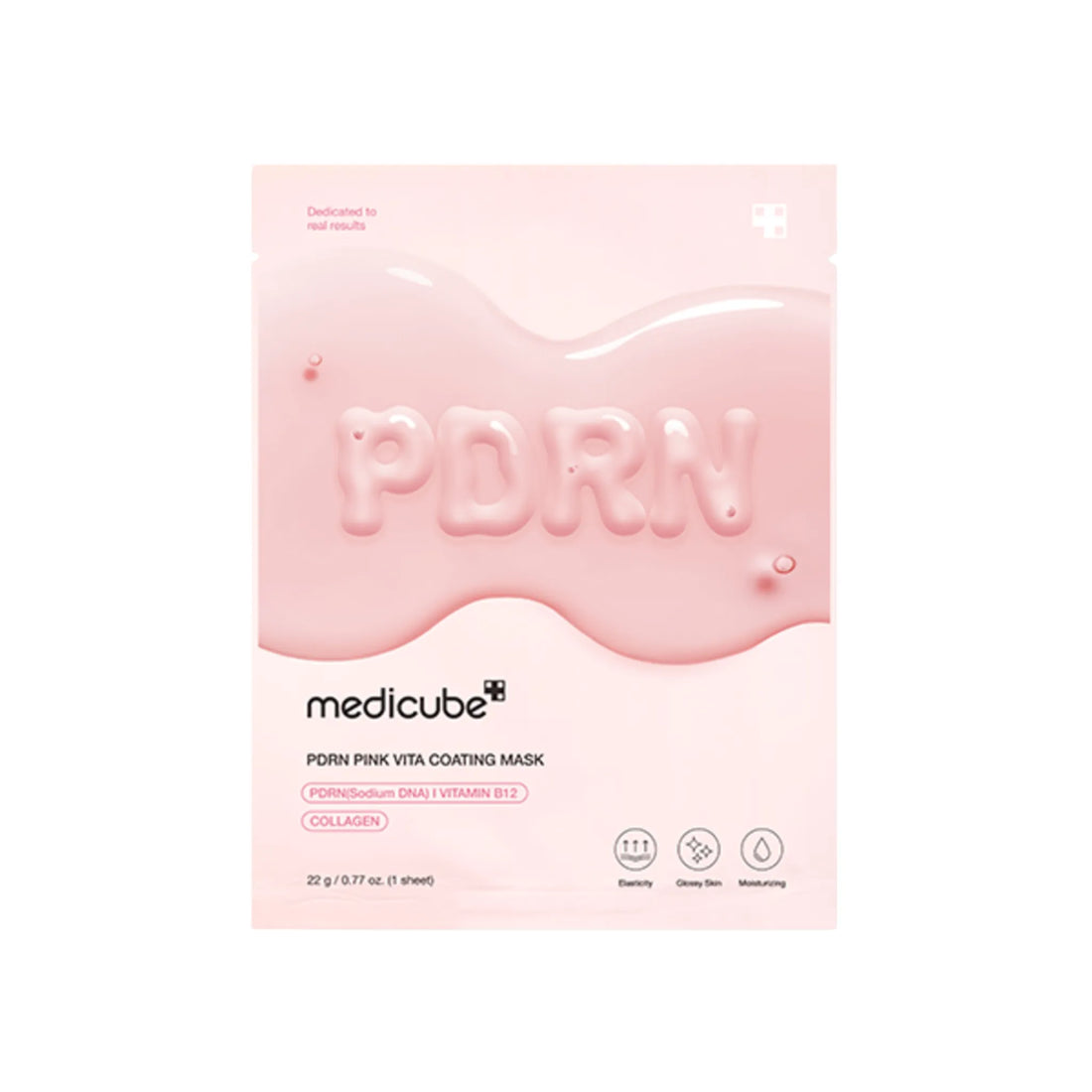 PDRN Pink Vita Coating Mask - Mască Tip Șervețel cu PDRN pentru Fermitate și Luminozitate