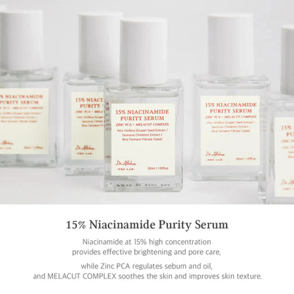 15% Niacinamide Purity Serum - Ser Purifiant cu 15% Niacinamidă