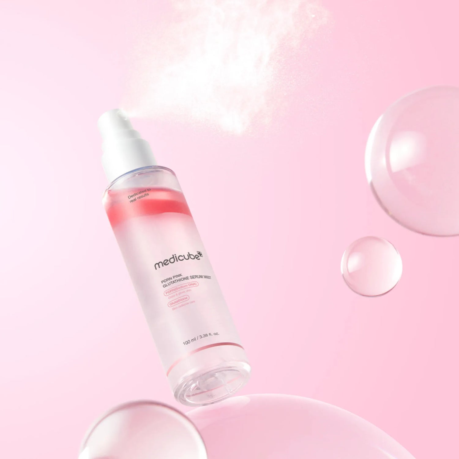 PDRN Pink Glutathione Serum Mist - Mist Ser cu PDRN și Glutation pentru Luminozitate și Calmarea Pielii