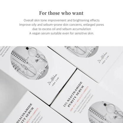 15% Niacinamide Purity Serum - Ser Purifiant cu 15% Niacinamidă