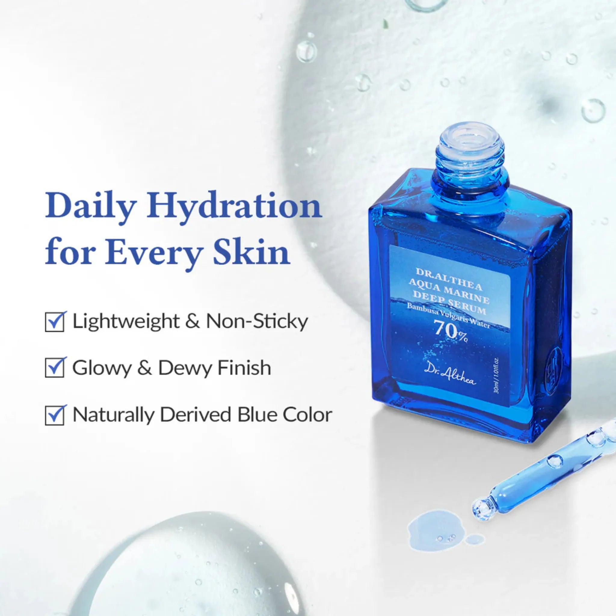 Aqua Marine Deep Serum - Ser Hidratant Profund Aqua Marine pentru Luminozitate și Confort