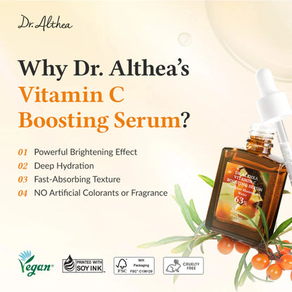Ser Iluminator cu Vitamina C și Apă de Cătină