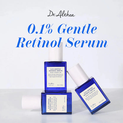 0.1% Gentle Retinol Serum - Ser cu Retinol 0.1% și Bakuchiol pentru Textură Uniformă