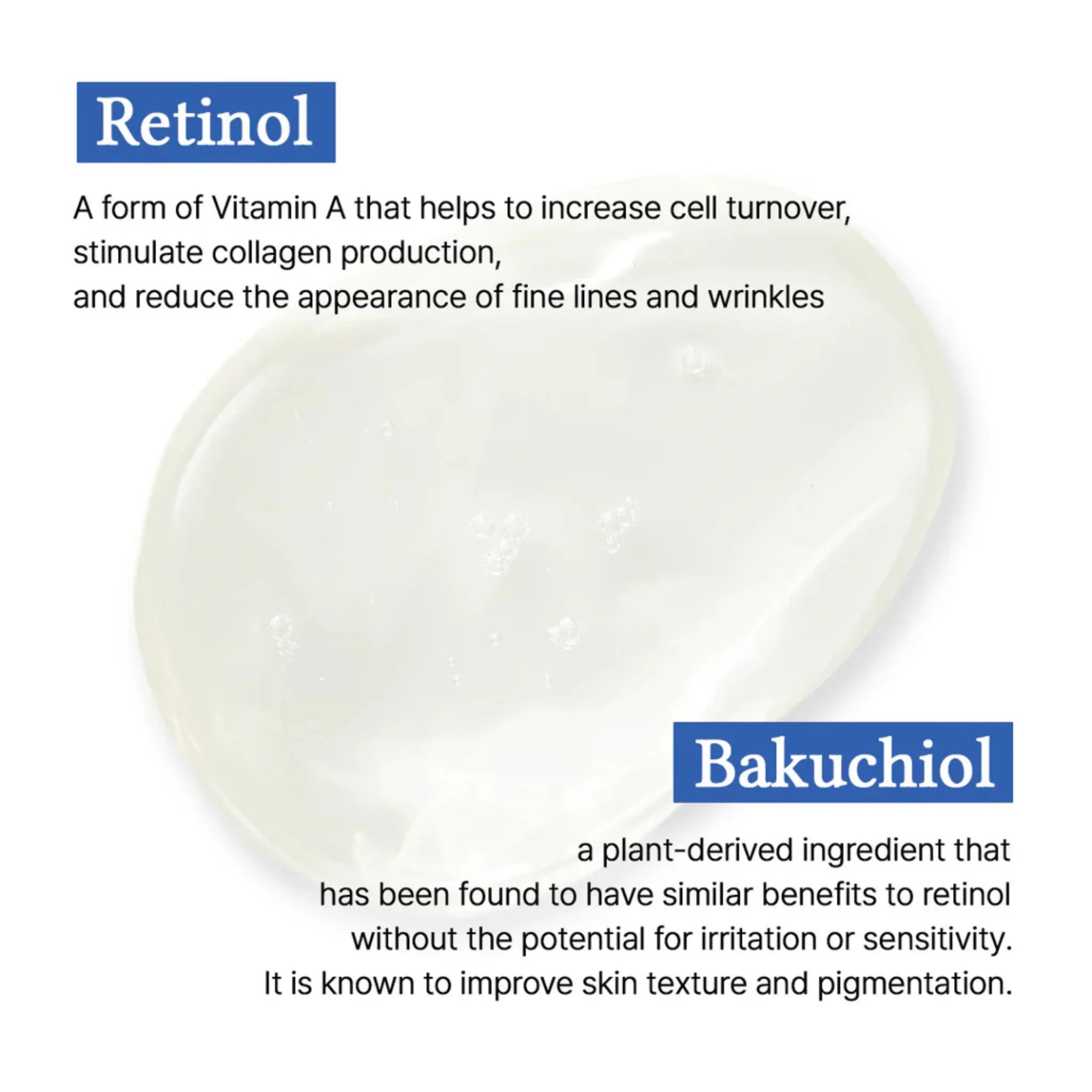 0.1% Gentle Retinol Serum - Ser cu Retinol 0.1% și Bakuchiol pentru Textură Uniformă
