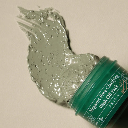 Mugwort Pore Clarifying Wash Off Pack - Masca Tratament cu Mugwort pentru Pori Curați și Ten Calmat