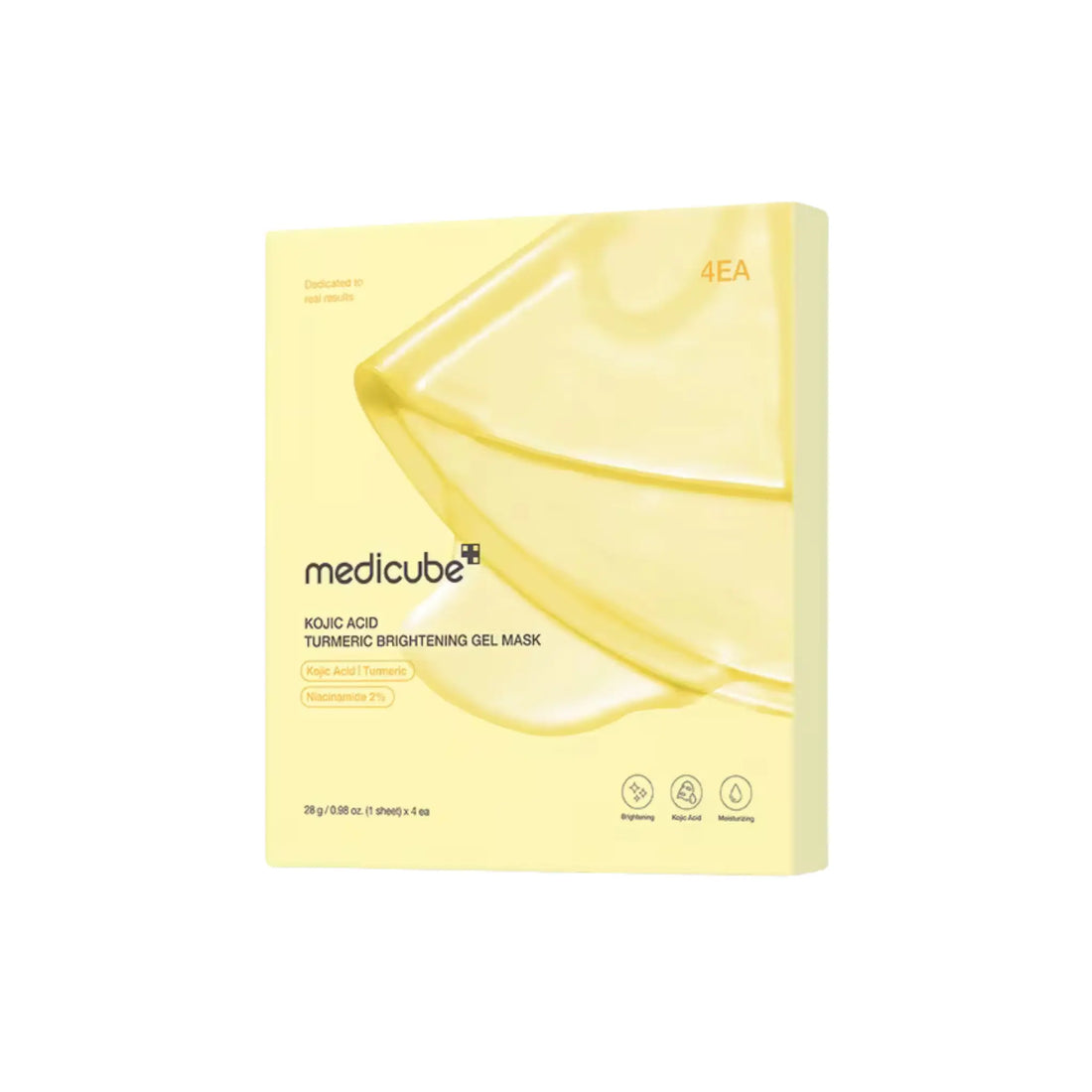 Mască-Gel de Noapte pentru Luminozitate cu Acid Kojic și Turmeric