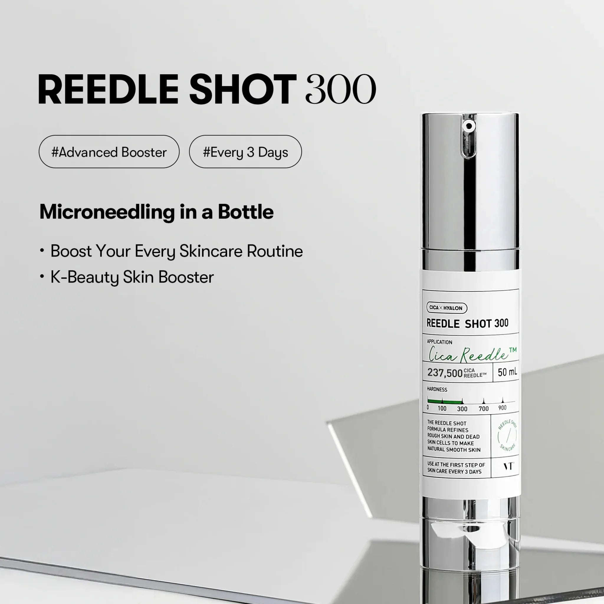 Reedle Shot 300 - Booster Exfoliant pentru Textură și Efect Glass Skin