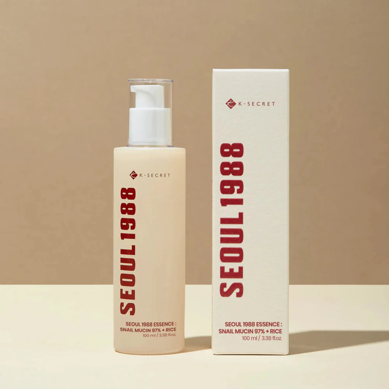 Essence : Snail Mucin 97% + Rice - Esență cu 97% Mucină de Melc și Orez pentru Reparare și Luminozitate