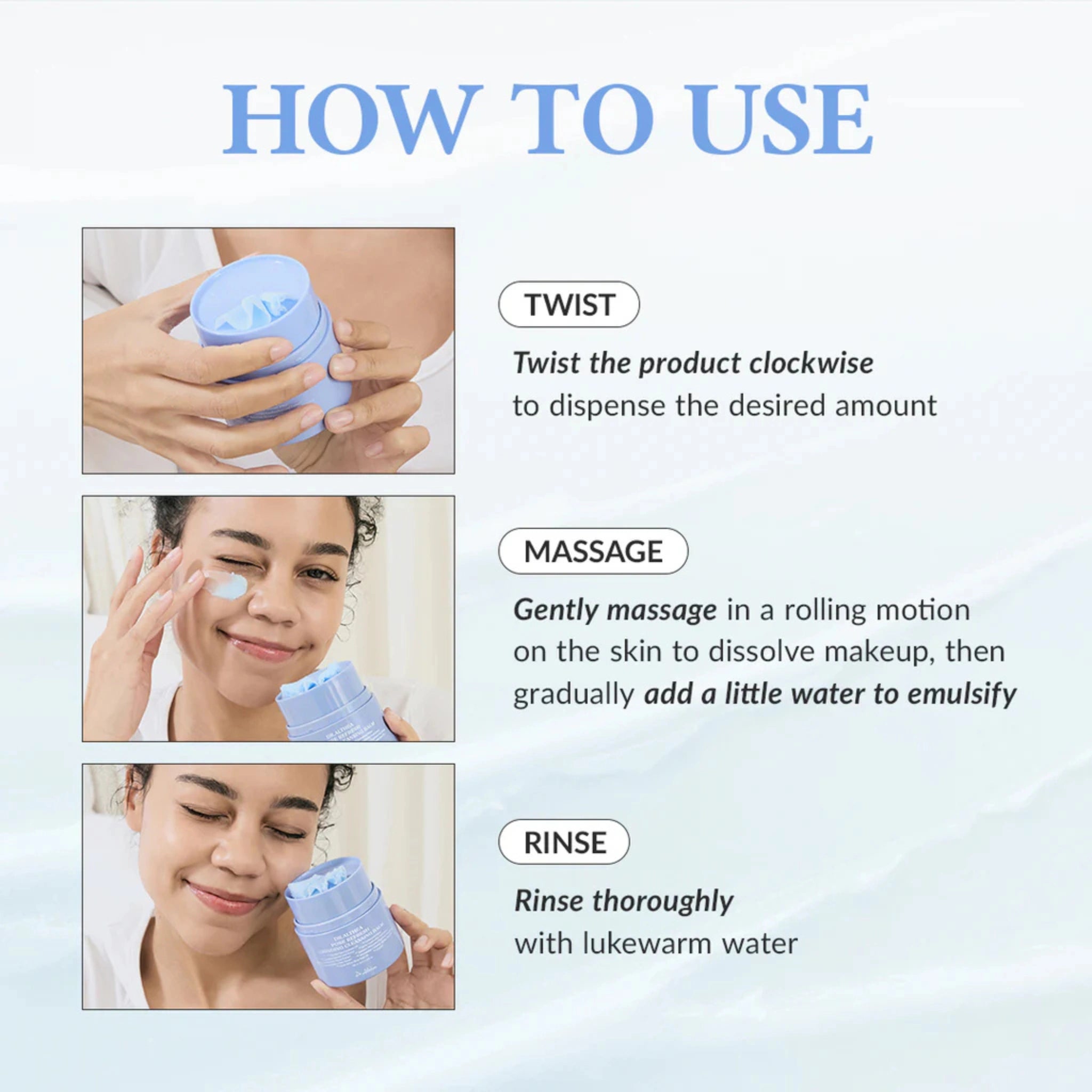 Balsam Demachiant Pore Refresh cu Textură Sorbet