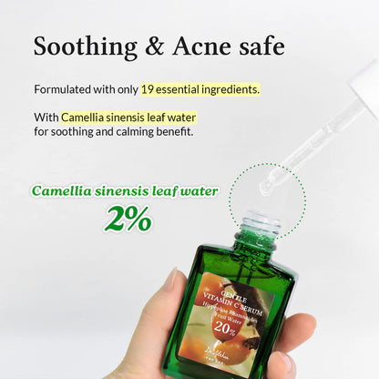 Ser Iluminator Blând cu Vitamina C și Apă de Cătină