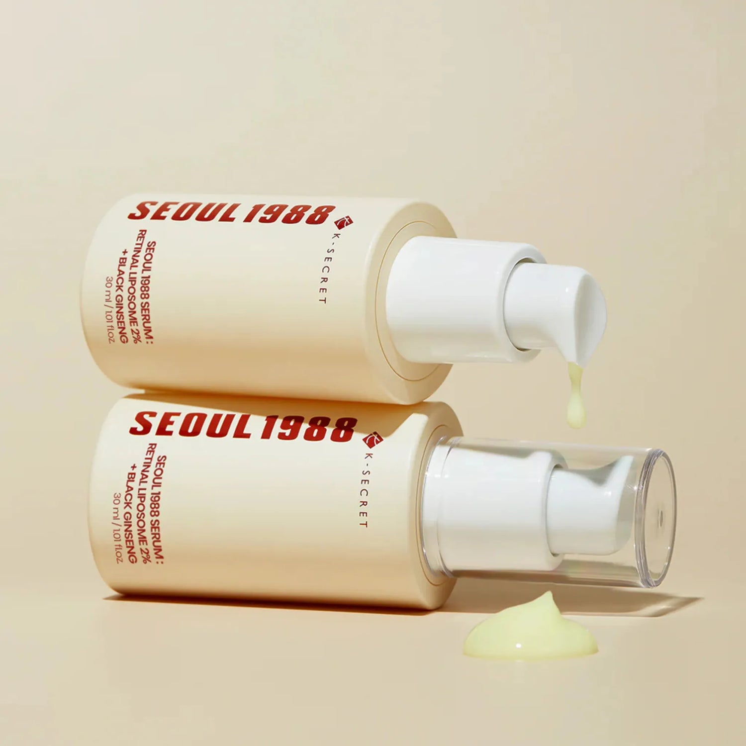 Serum: Retinal Liposome 2% + Black Ginseng - Ser cu Retinal 2% și Ginseng Negru pentru Fermitate și Luminozitate