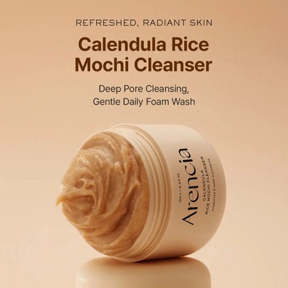 Calendula Rice Mochi Cleanser - Gel de Curățare Calmantă cu Calendulă și Orez Tip Mochi