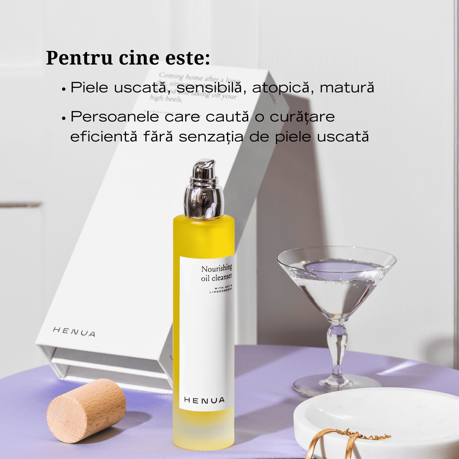 Ulei Demachiant pentru Curățare Delicată și Hidratare Intensă
