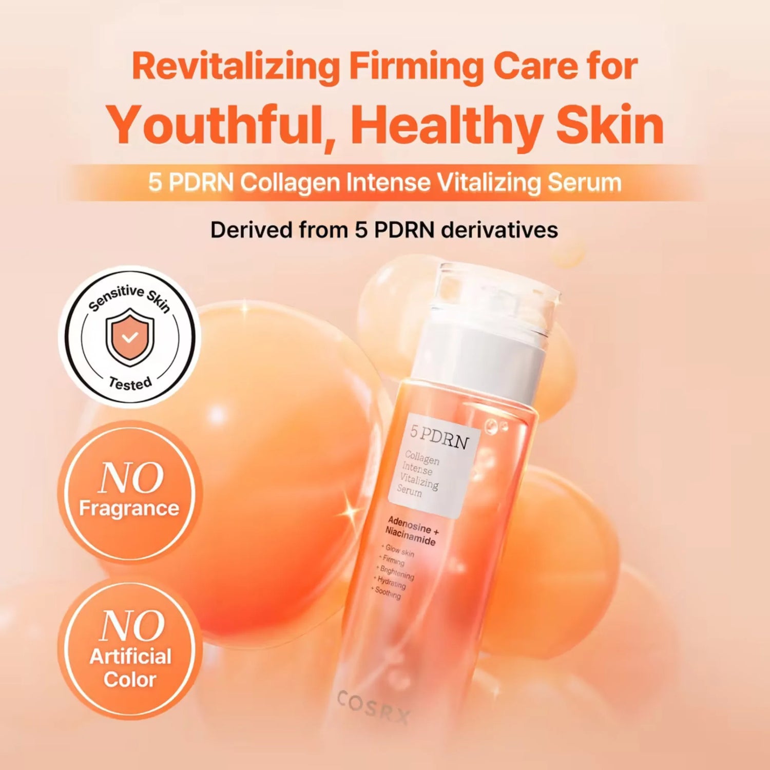 5 PDRN Collagen Intense Vitalizing Serum - Ser Intens cu 5 PDRN și Colagen pentru Vitalitate și Fermitate