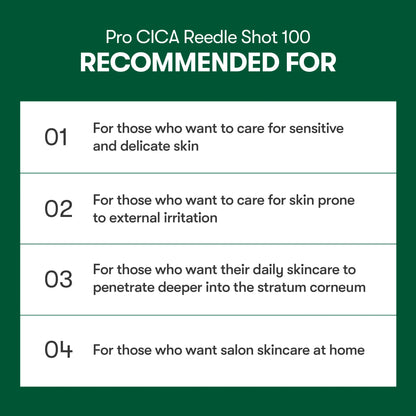 Pro Cica Reedle Shot 100 - Booster Calmant cu Spicule pentru Ten Sensibil