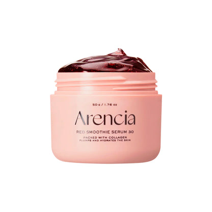 Fresh Red Smoothie Serum 30 - Ser de Noapte Tip Mască cu Colagen Roșu pentru Luminozitate și Elasticitate