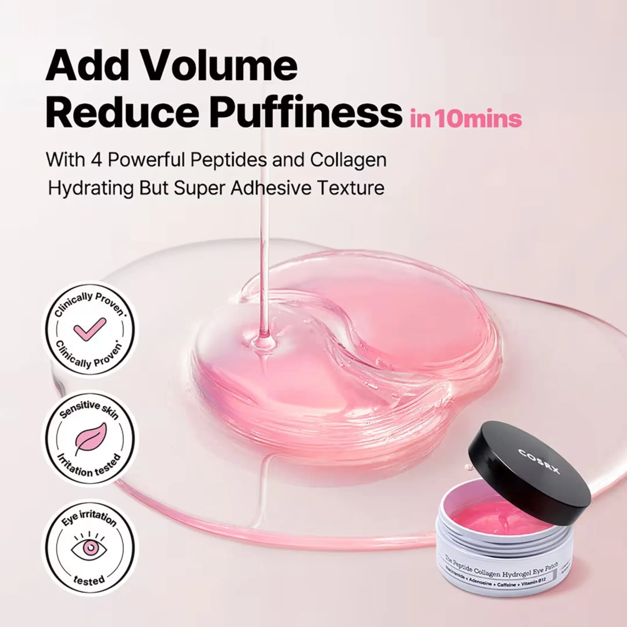 The Peptide Collagen Hydrogel Eye Patch - Patch-uri Hidrogel pentru Conturul Ochilor cu Peptide și Colagen